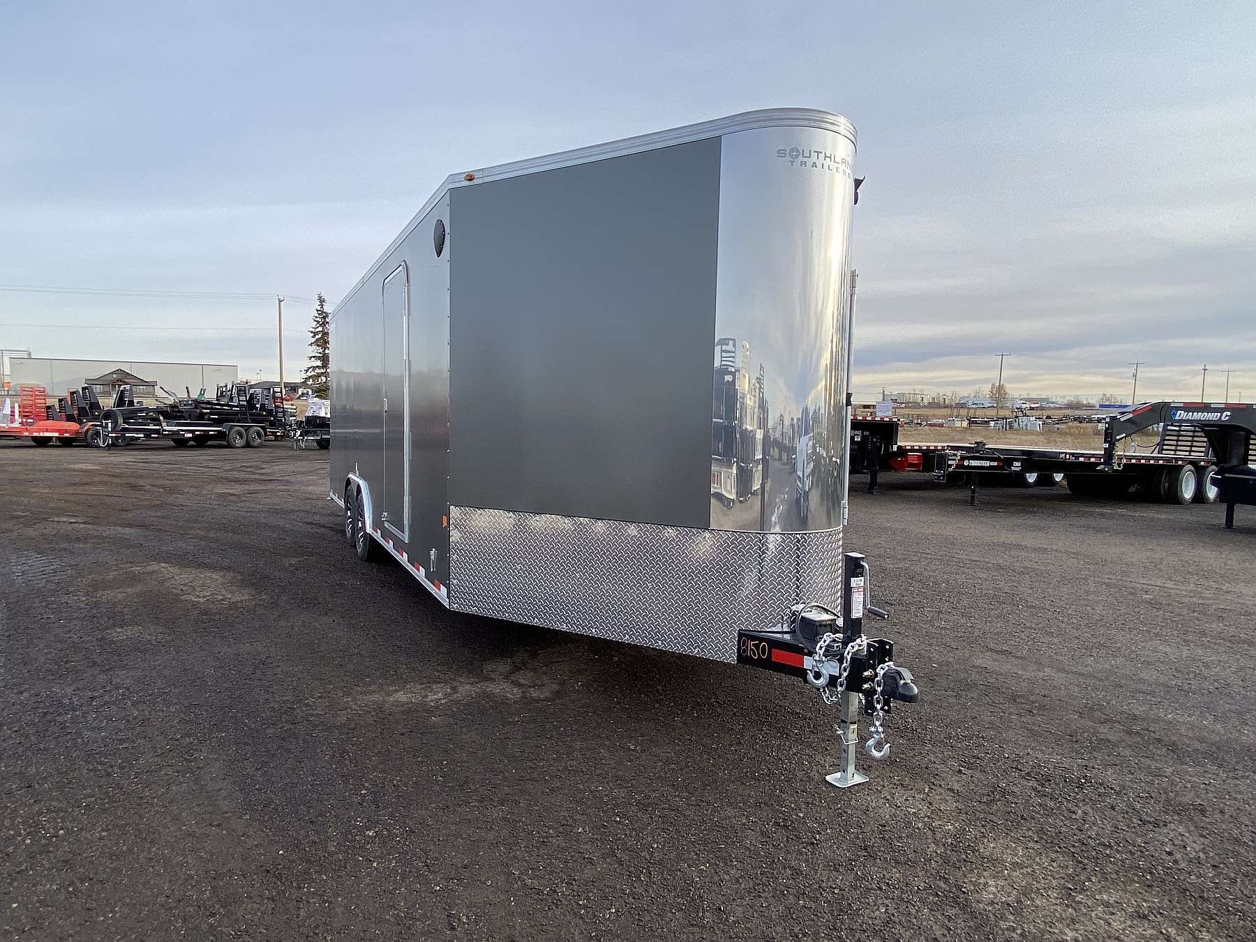 2026 Royal 8'x22' + 4' Enclosed Sled Trailer