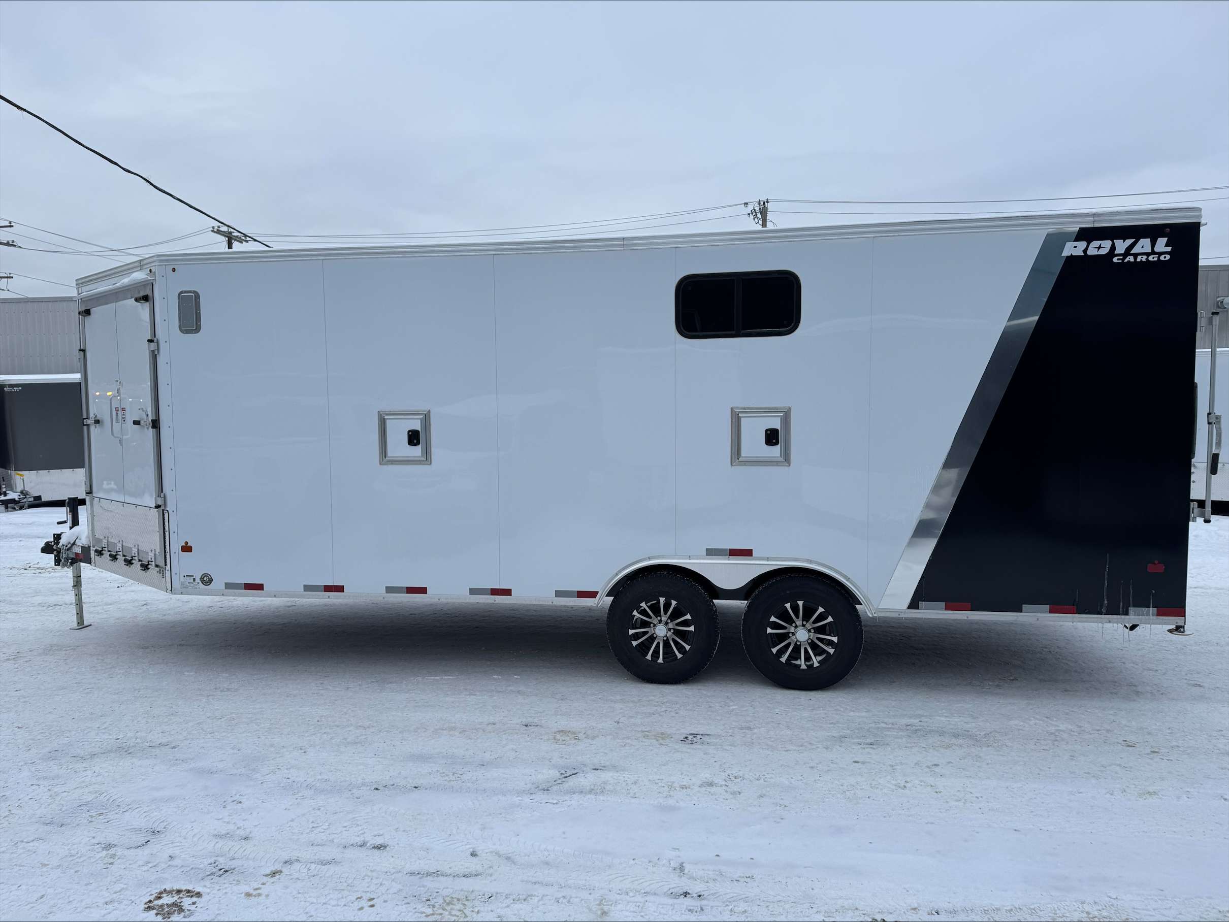 2026 Royal 8'x22' + 4' Enclosed Sled Trailer