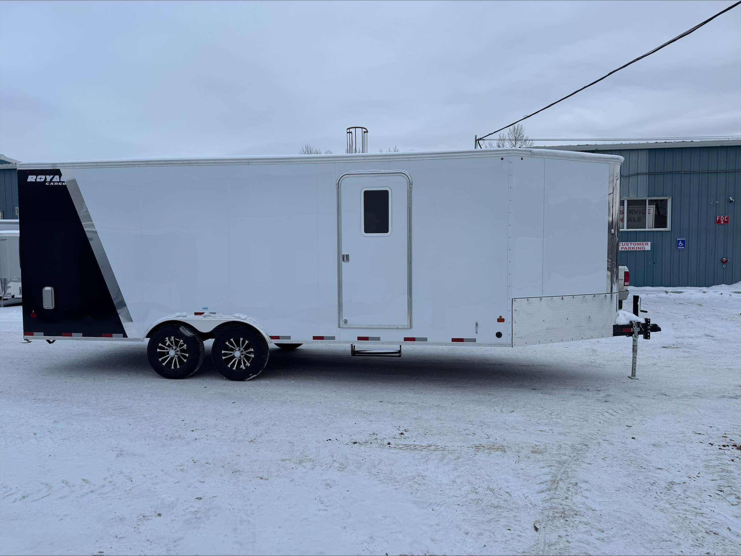 2026 Royal 8'x22' + 4' Enclosed Sled Trailer