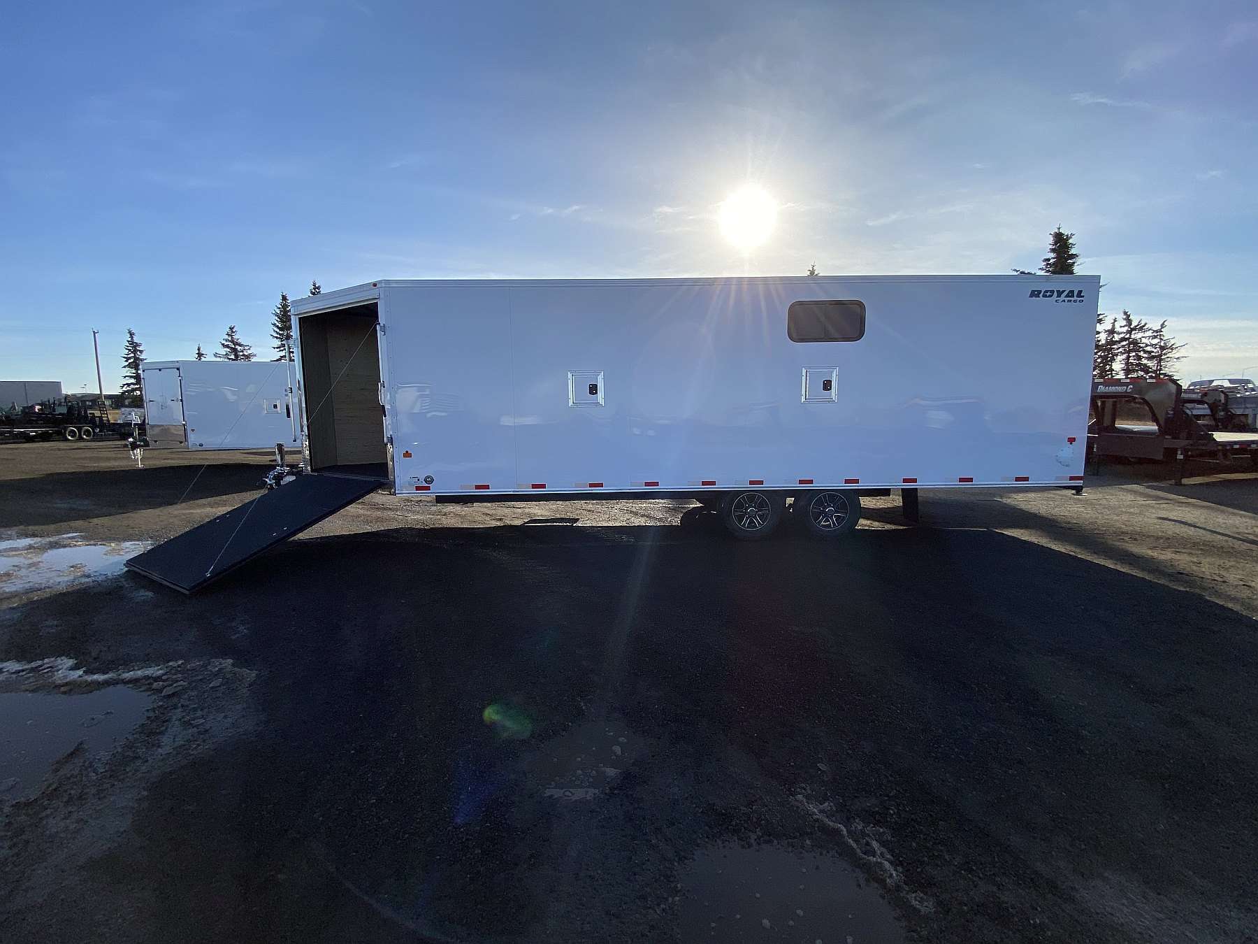 2026 Royal 8'x24' + 4' Enclosed Sled Trailer