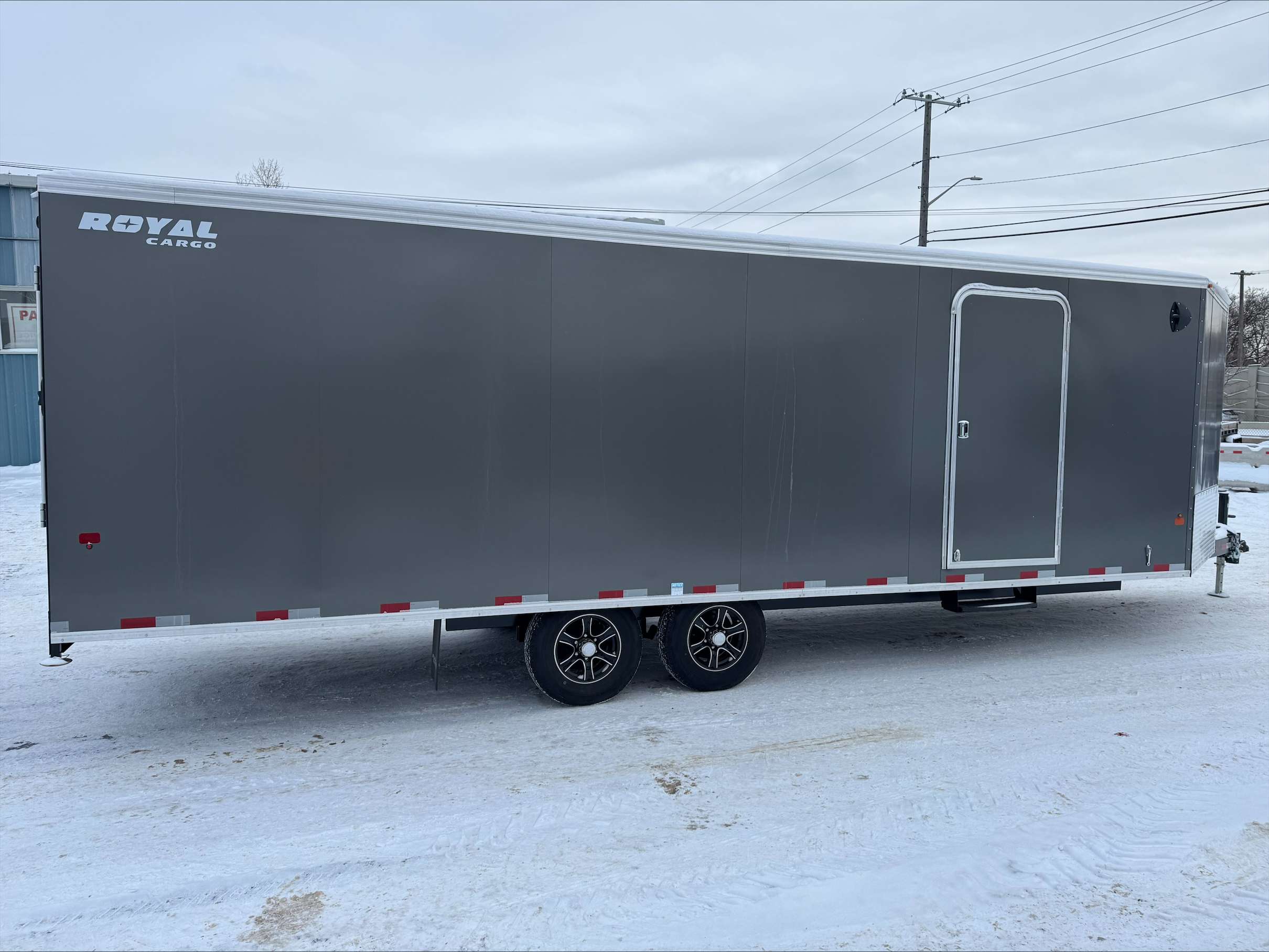 2026 Royal 8'x24' + 4' Enclosed Sled Trailer