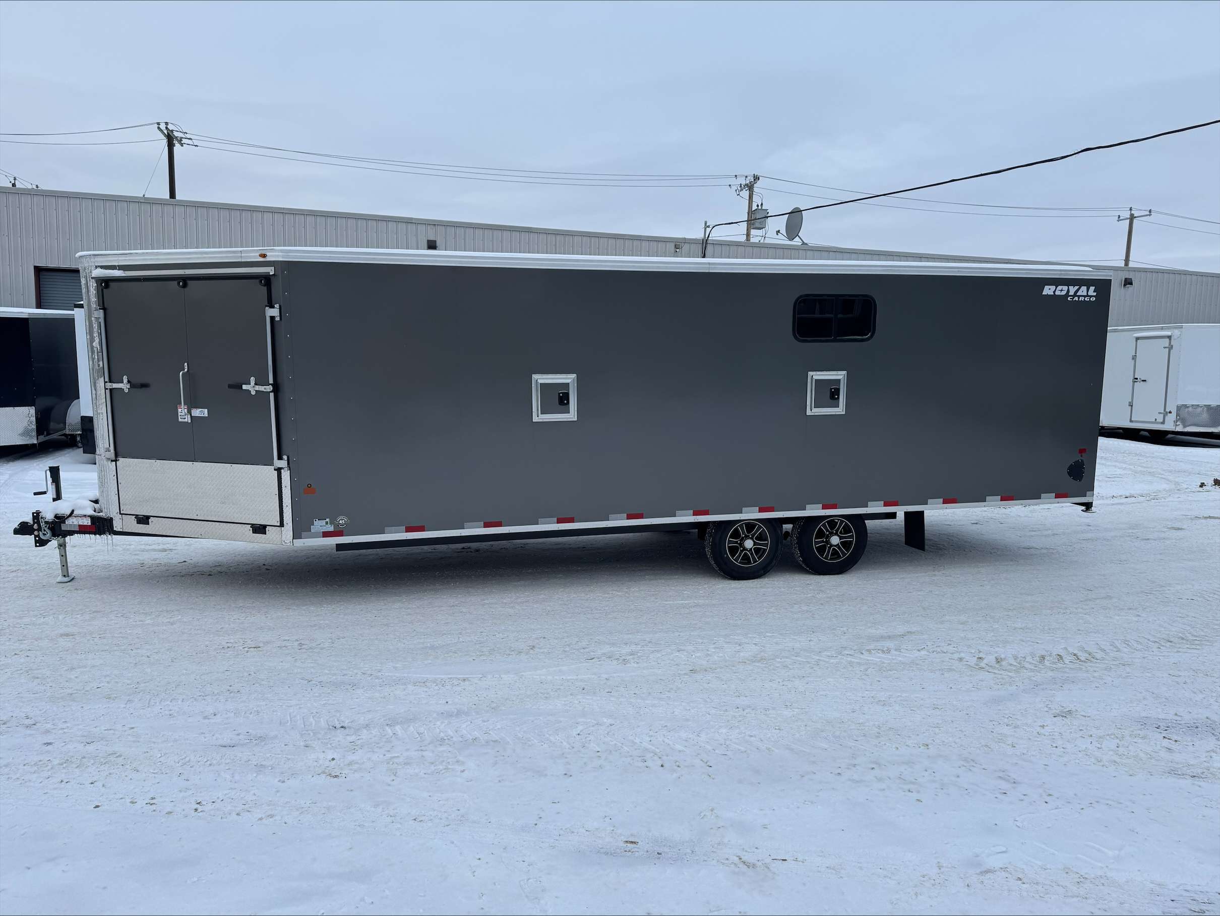 2026 Royal 8'x24' + 4' Enclosed Sled Trailer