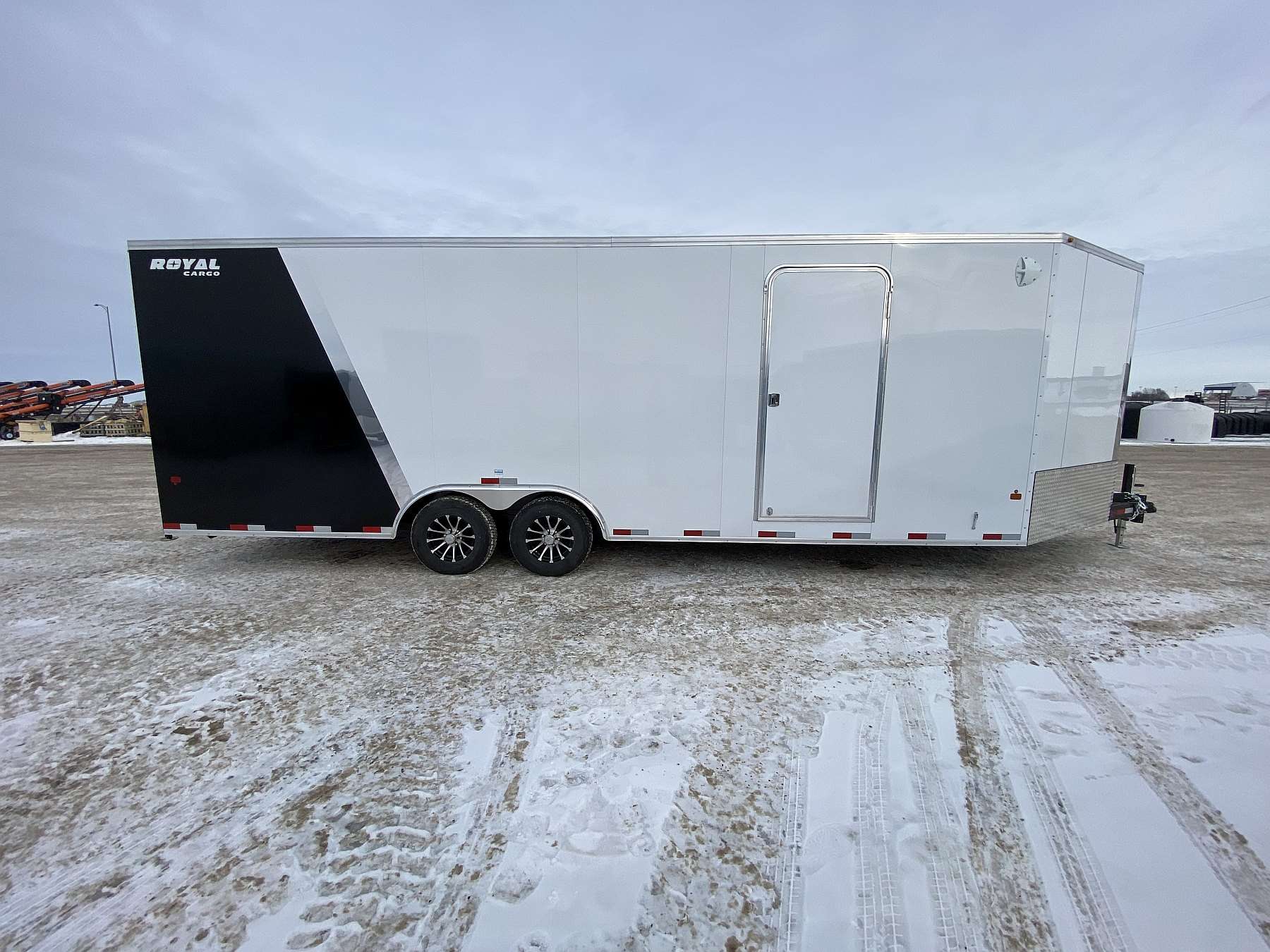 2026 Royal 8'x24' + 4' Enclosed Sled Trailer