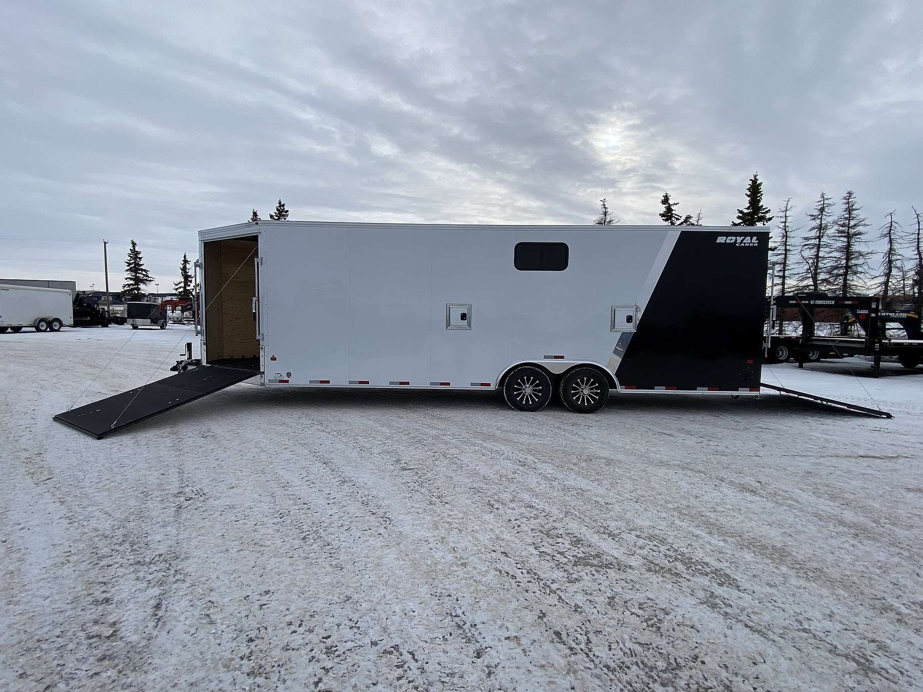 2026 Royal 8'x24' + 4' Enclosed Sled Trailer