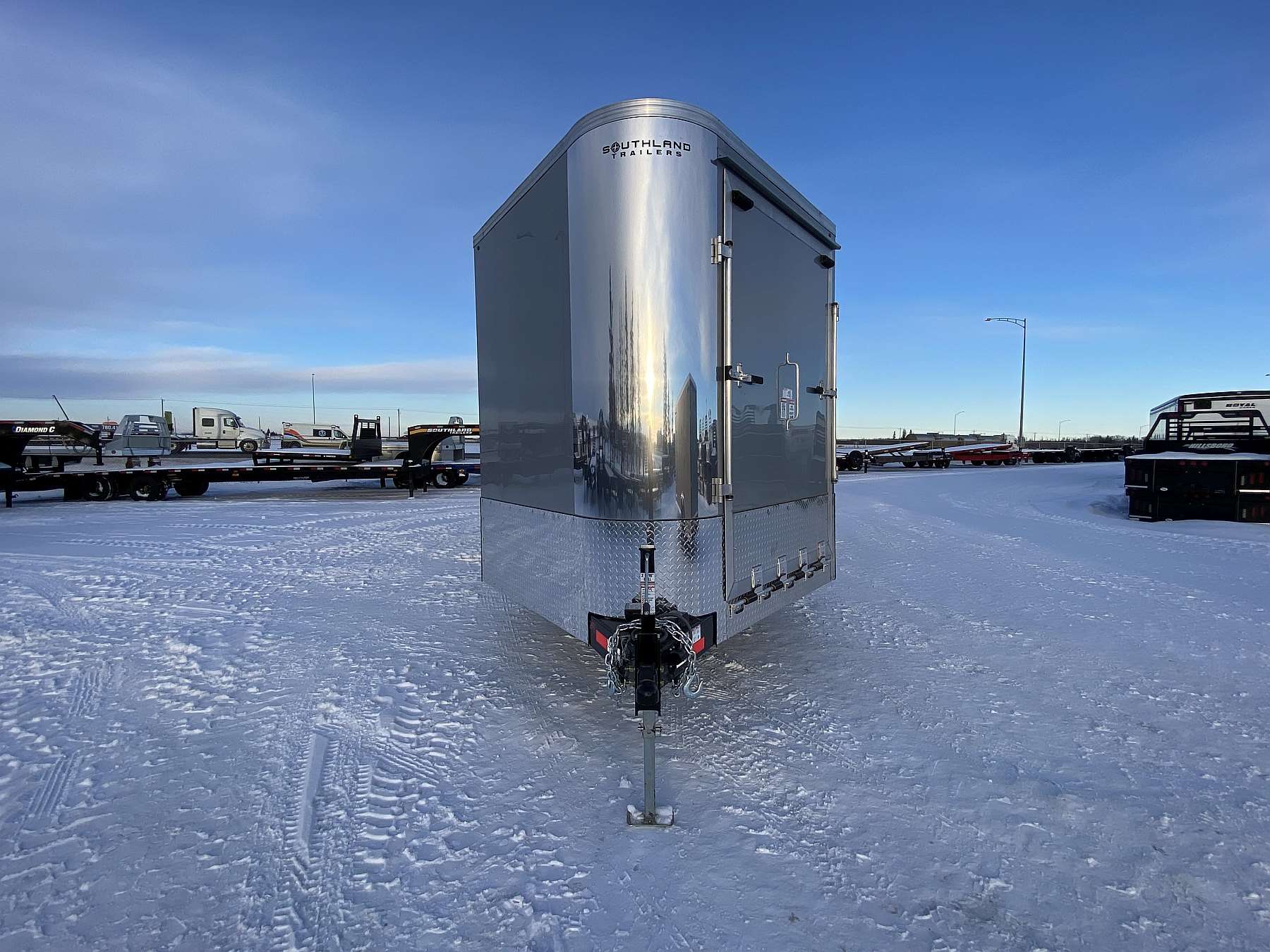 2026 Royal 8'x24' + 4' Enclosed Snowmobile Trailer