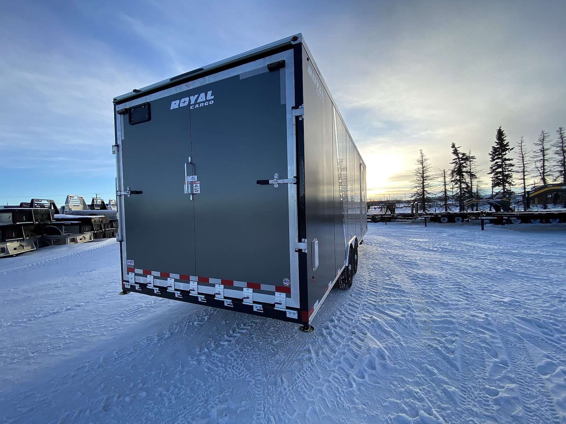 2026 Royal 8'x24' + 4' Enclosed Snowmobile Trailer