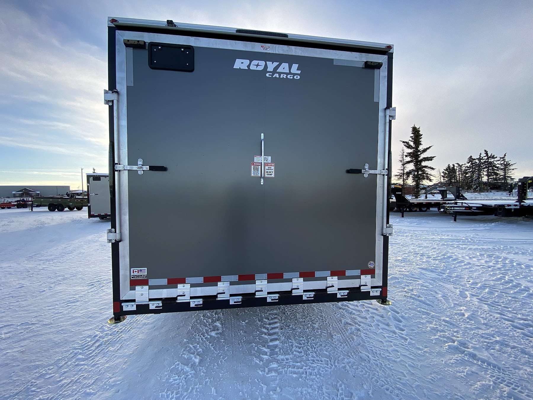 2026 Royal 8'x24' + 4' Enclosed Snowmobile Trailer
