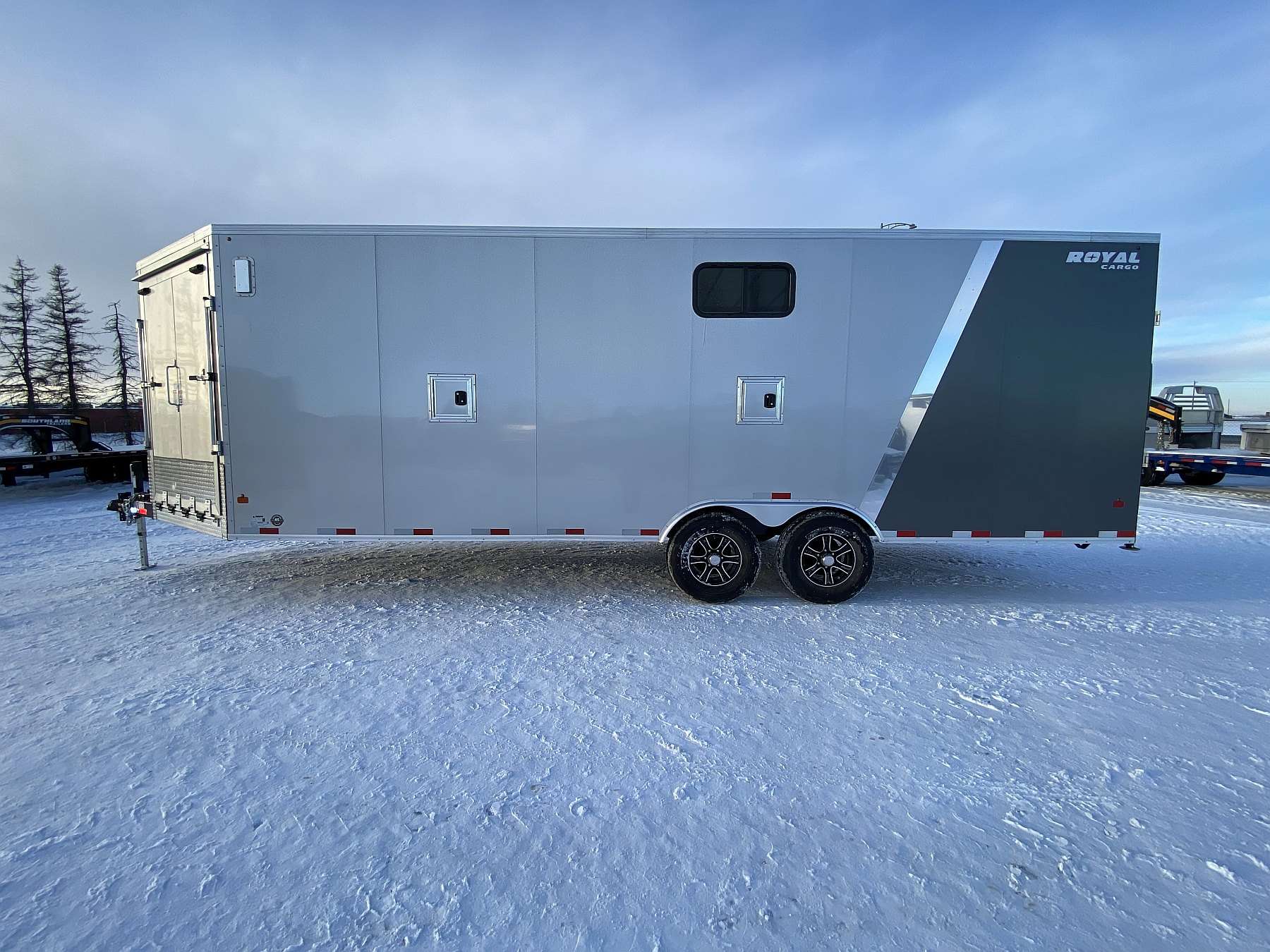2026 Royal 8'x24' + 4' Enclosed Snowmobile Trailer