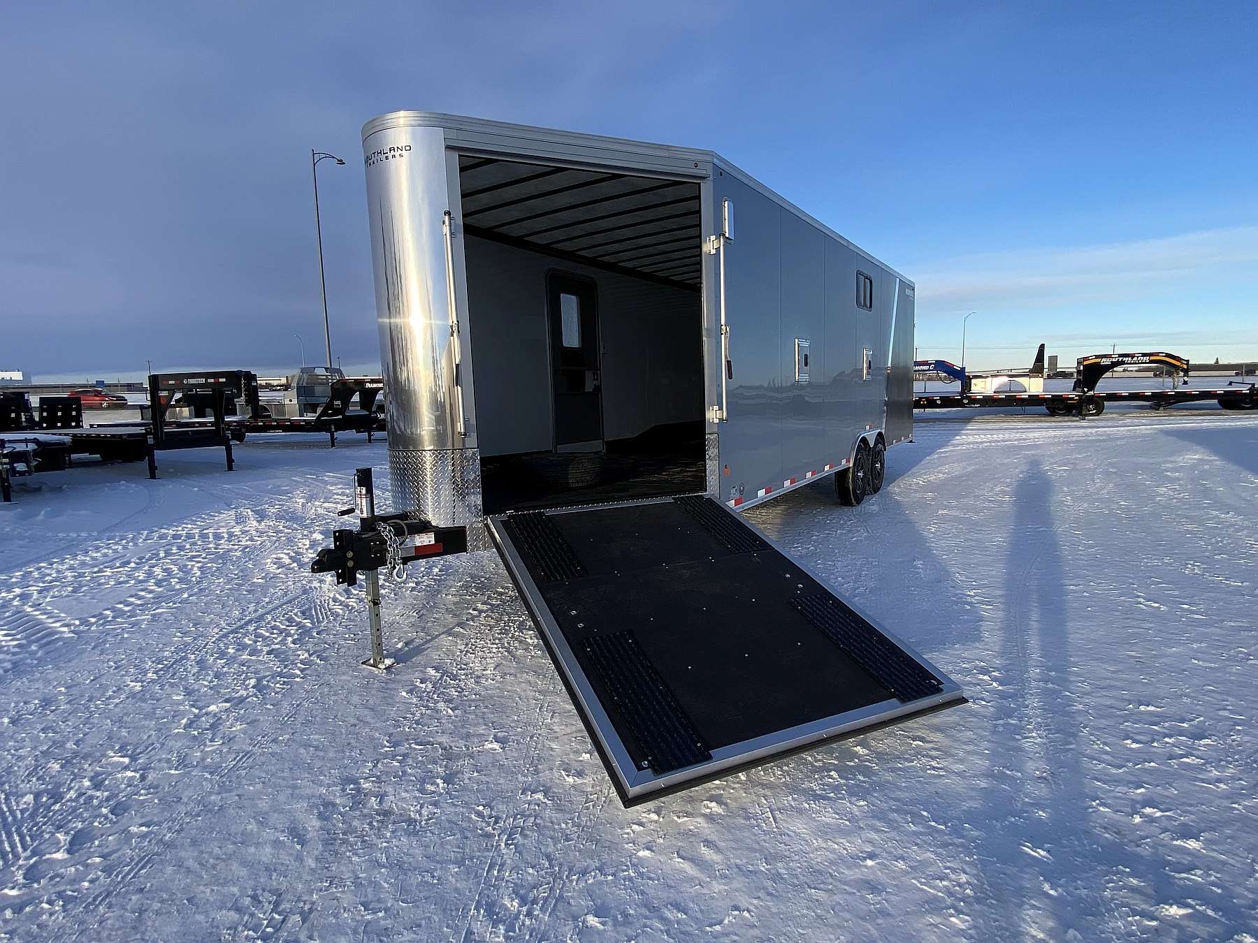 2026 Royal 8'x24' + 4' Enclosed Snowmobile Trailer