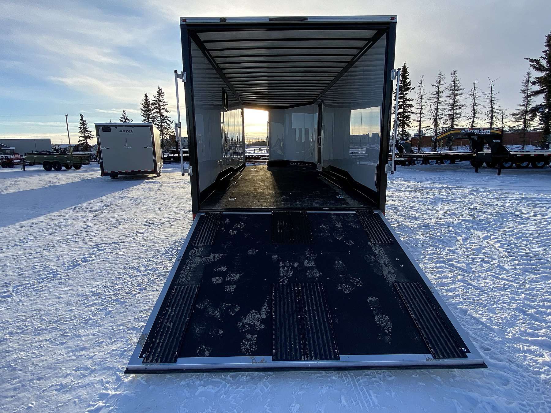 2026 Royal 8'x24' + 4' Enclosed Snowmobile Trailer