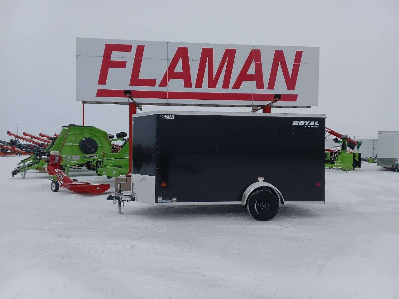 2026 Royal Cargo 6' x 12' + V-Nose Cargo Trailer