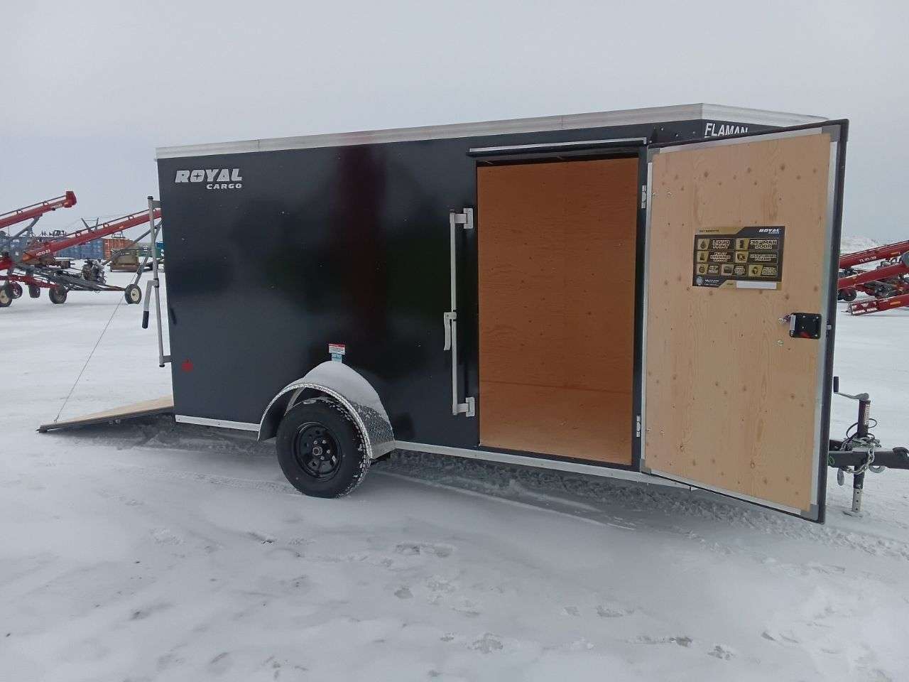 2026 Royal Cargo 6' x 12' + V-Nose Cargo Trailer