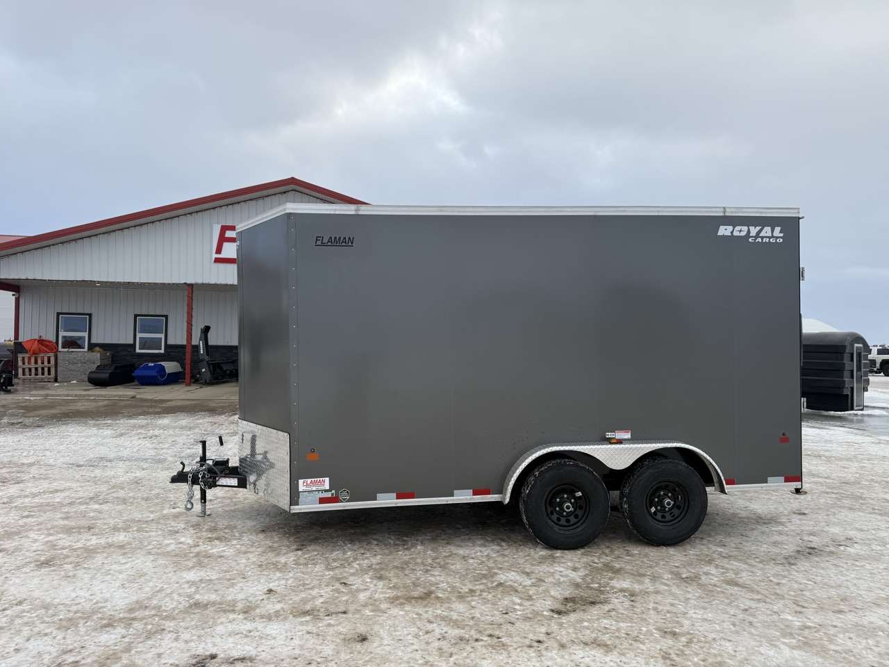 2026 Royal Cargo 7'6" x 14' + V-Nose Cargo Trailer