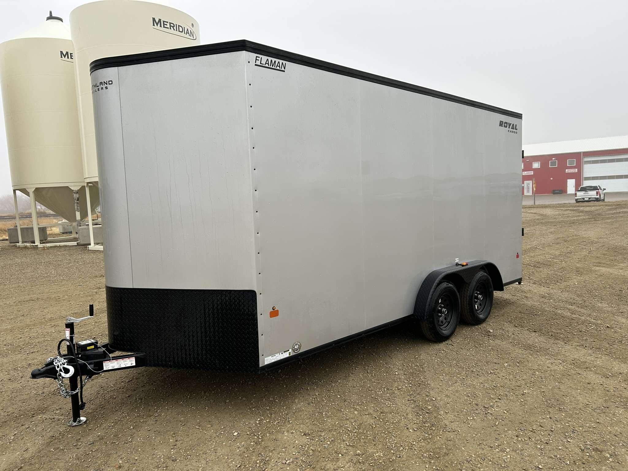 2026 Royal Cargo 7'6" x 16' + V-Nose Cargo Trailer