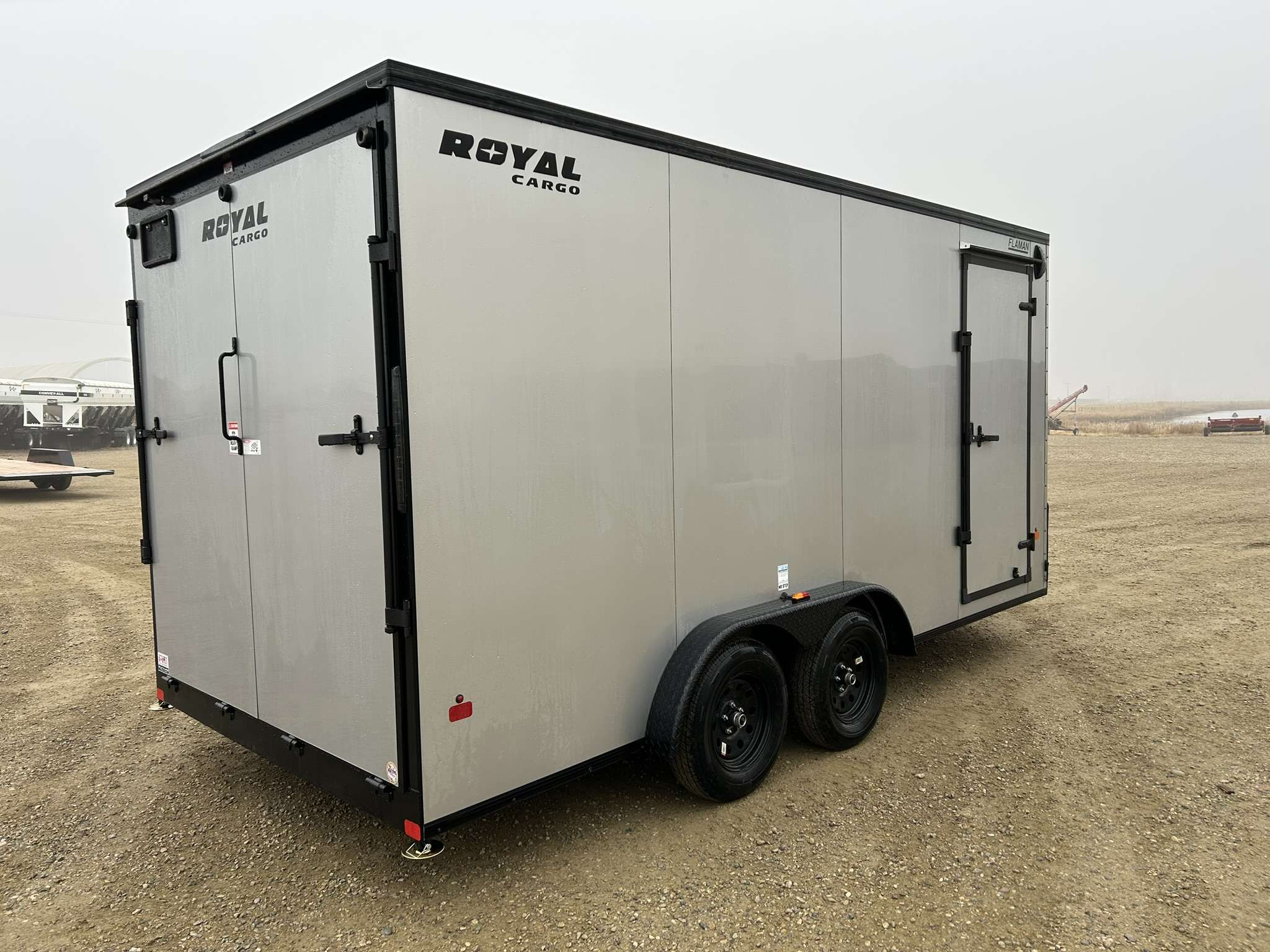 2026 Royal Cargo 7'6" x 16' + V-Nose Cargo Trailer