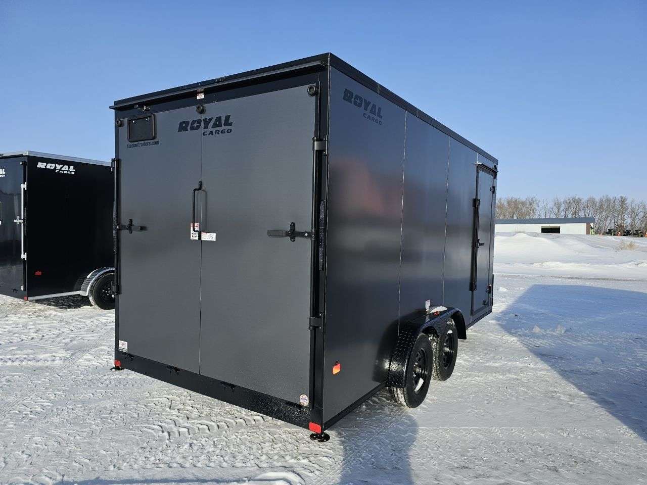 2026 Royal Cargo 7'6" x 16' + V-Nose Cargo Trailer
