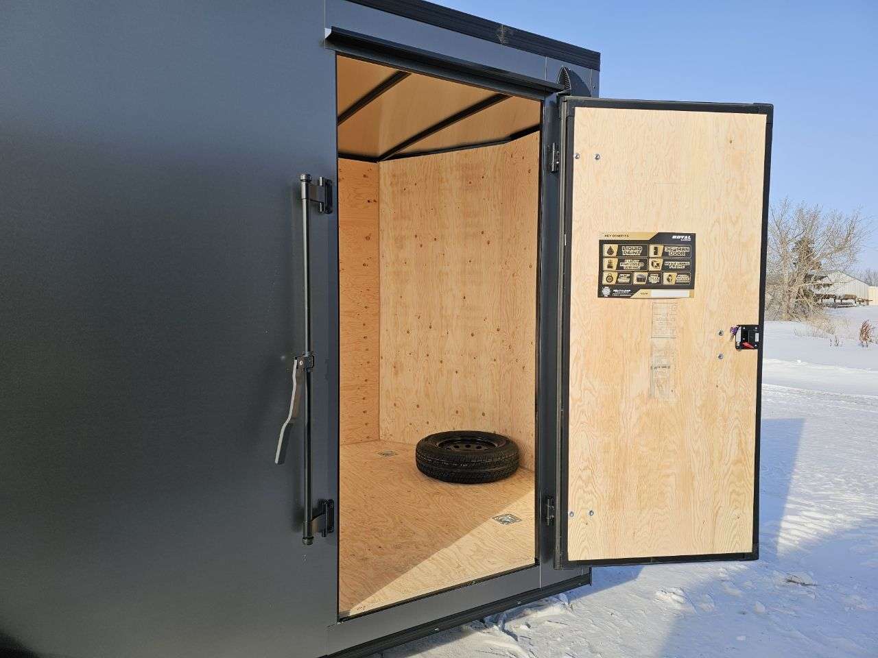 2026 Royal Cargo 7'6" x 16' + V-Nose Cargo Trailer