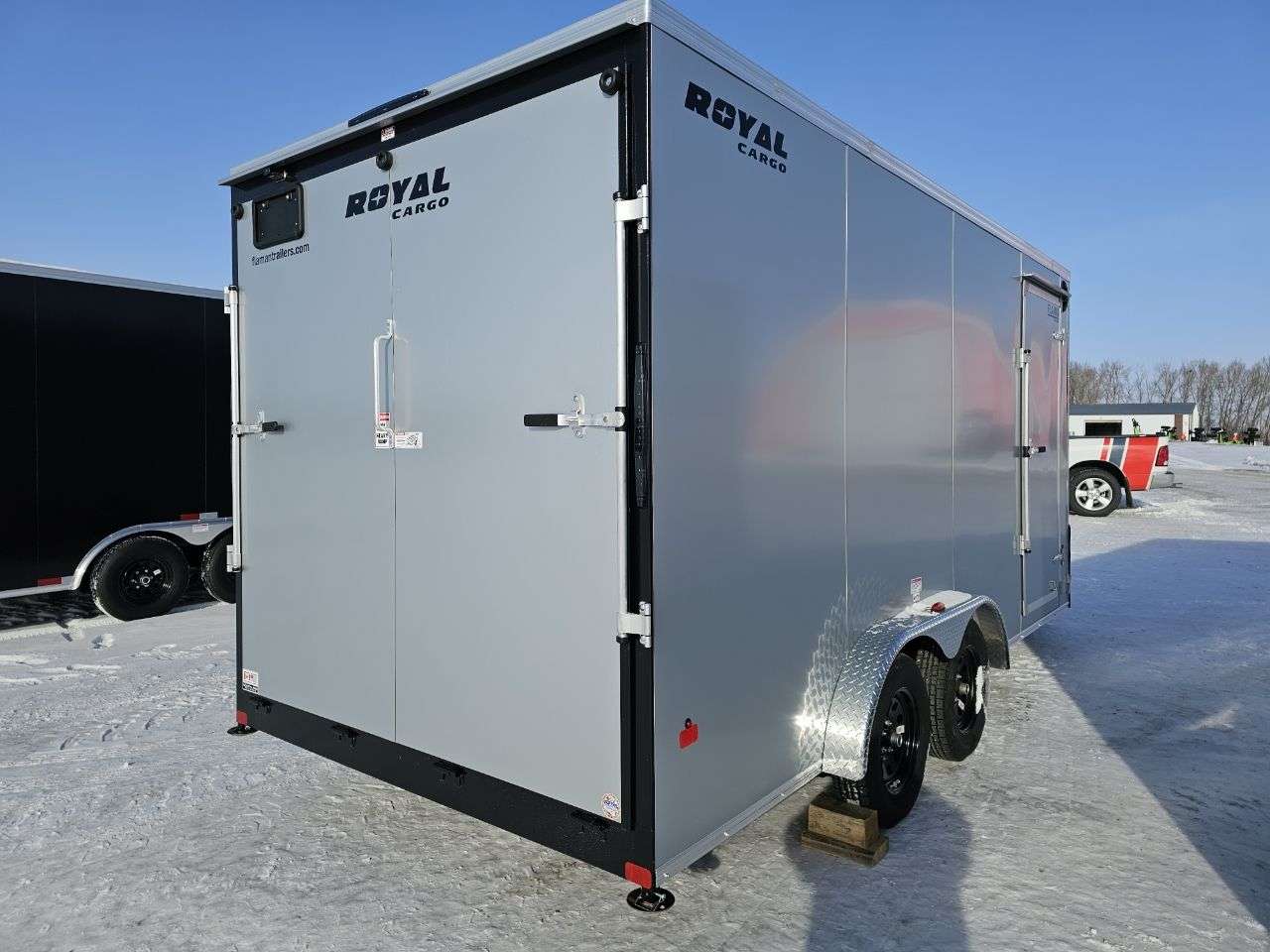 2026 Royal Cargo 7'6" x 16' + V-Nose Cargo Trailer