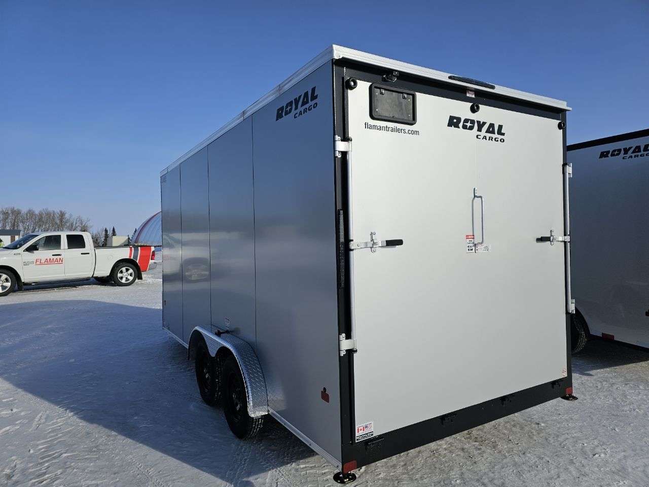2026 Royal Cargo 7'6" x 16' + V-Nose Cargo Trailer