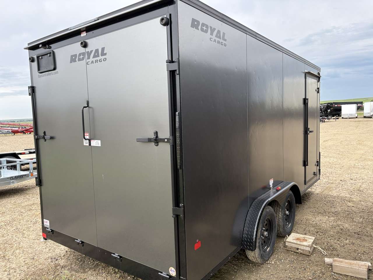2026 Royal Cargo 7'6" x 16' + V-Nose Cargo Trailer