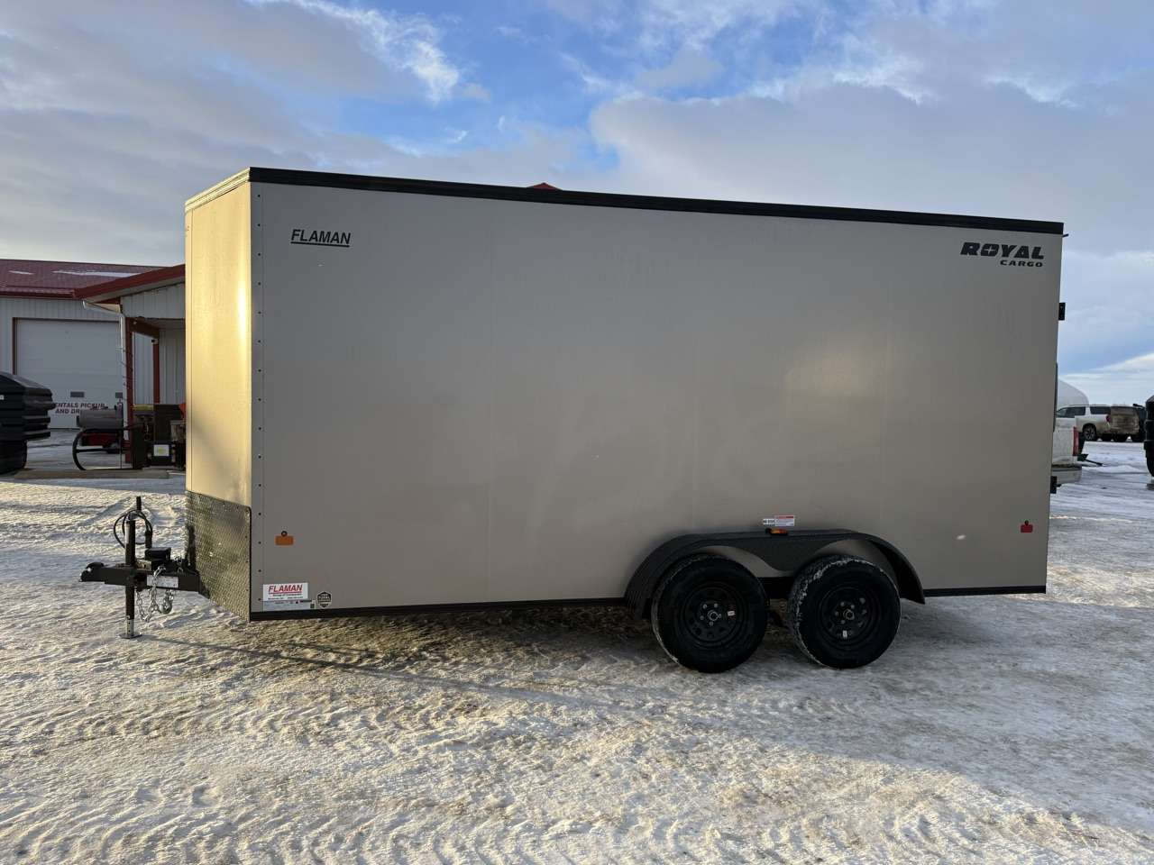 2026 Royal Cargo 7' x 16' + V-Nose Cargo Trailer