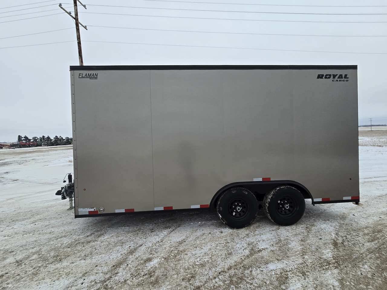 2026 Royal Cargo 8'6" x 16' + V-Nose Cargo Trailer