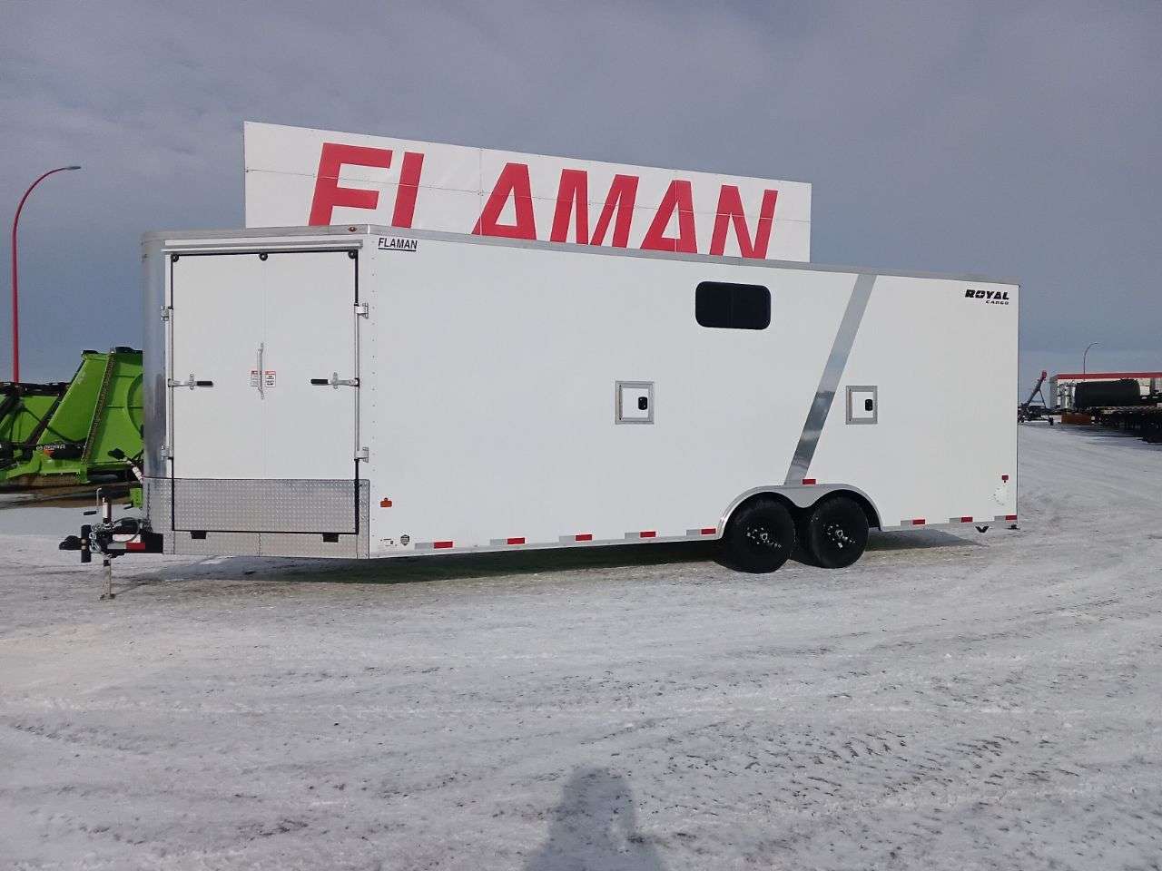 2026 Royal Cargo 8'6" x 22' + V-Nose Toy Hauler Trailer