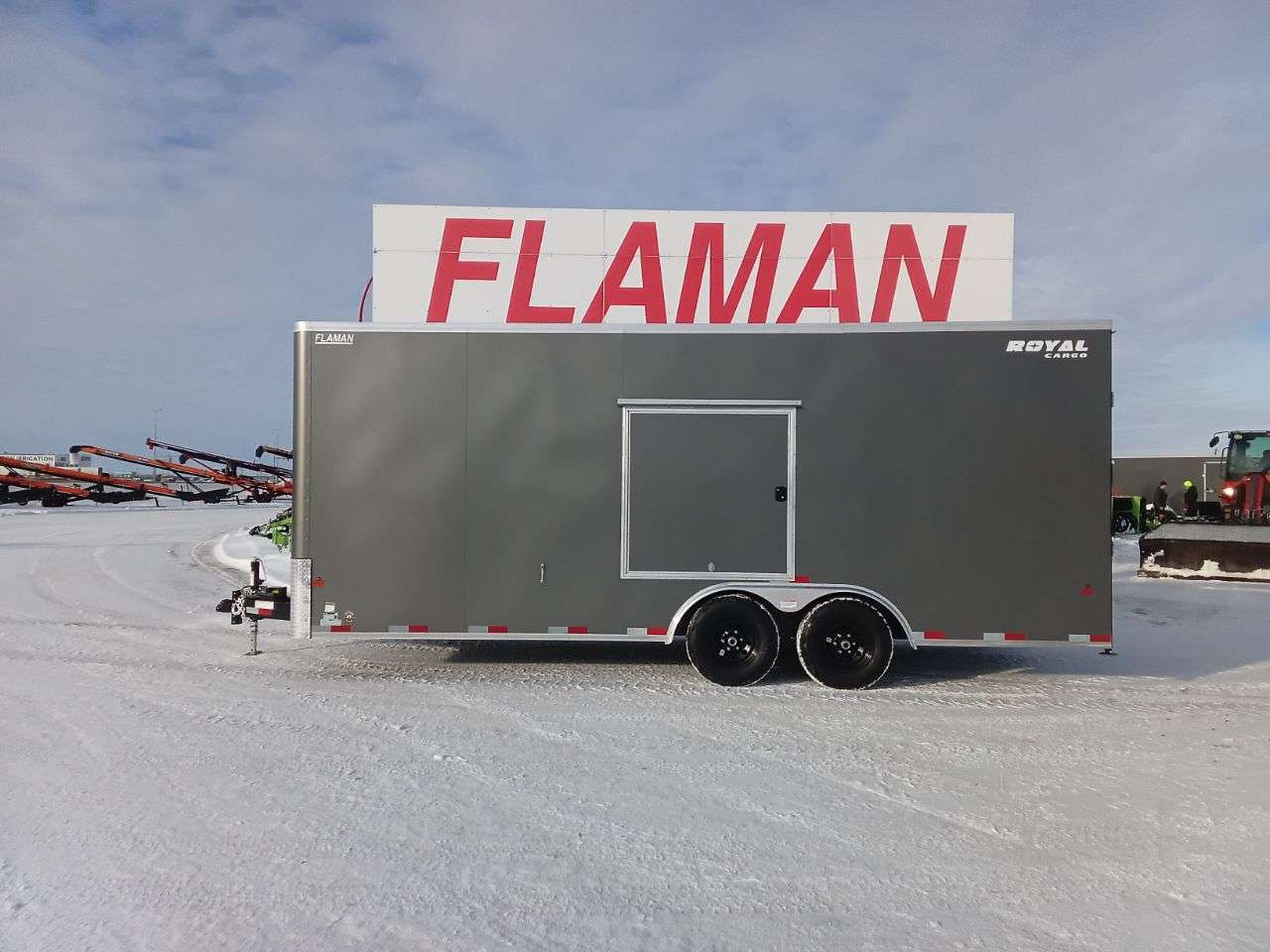 2026 Royal LARC 8'6" x 20' Flat Front Car Hauler Trailer