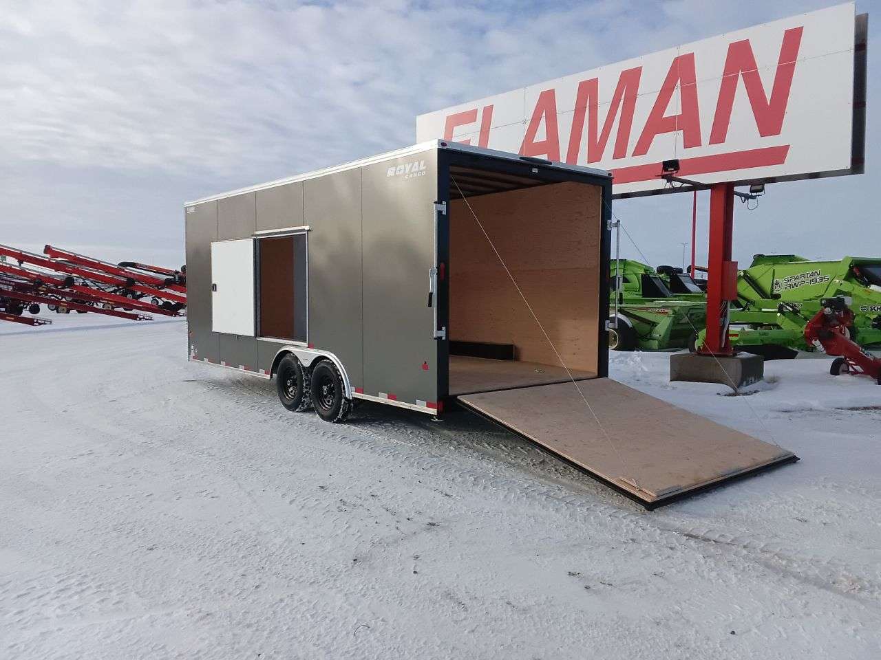2026 Royal LARC 8'6" x 20' Flat Front Car Hauler Trailer
