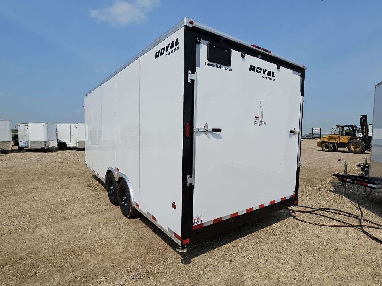 2026 Royal LARC 8'6" x 20' + V-Nose Car Hauler Trailer