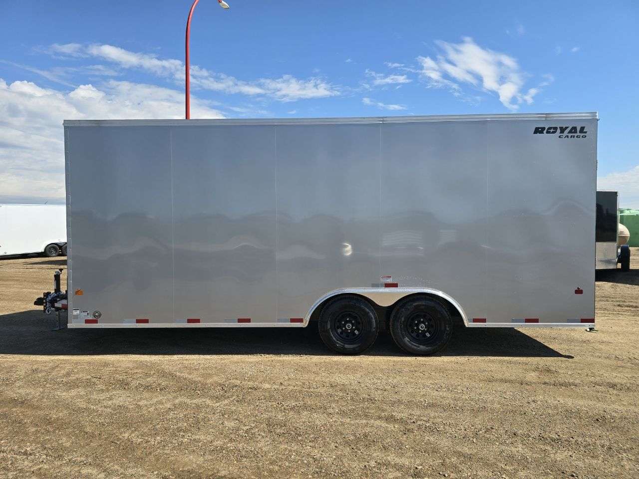 2026 Royal LARC 8'6" x 20' + V-Nose Car Hauler Trailer
