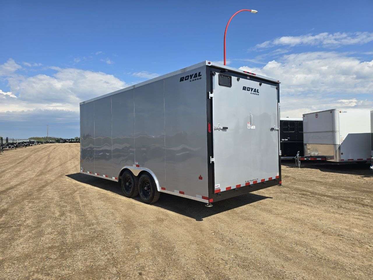2026 Royal LARC 8'6" x 20' + V-Nose Car Hauler Trailer