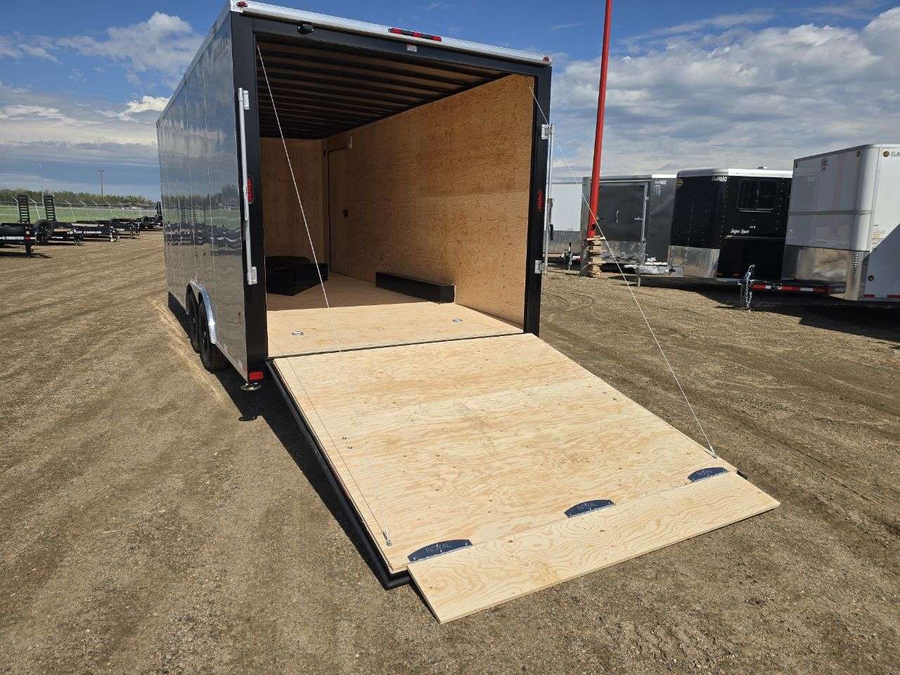 2026 Royal LARC 8'6" x 20' + V-Nose Car Hauler Trailer