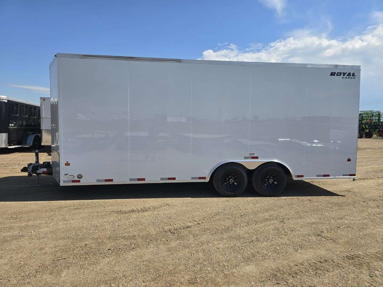 2026 Royal LARC 8'6" x 20' + V-Nose Car Hauler Trailer