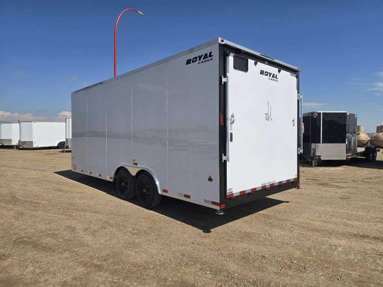 2026 Royal LARC 8'6" x 20' + V-Nose Car Hauler Trailer
