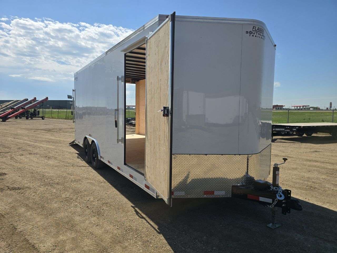 2026 Royal LARC 8'6" x 20' + V-Nose Car Hauler Trailer