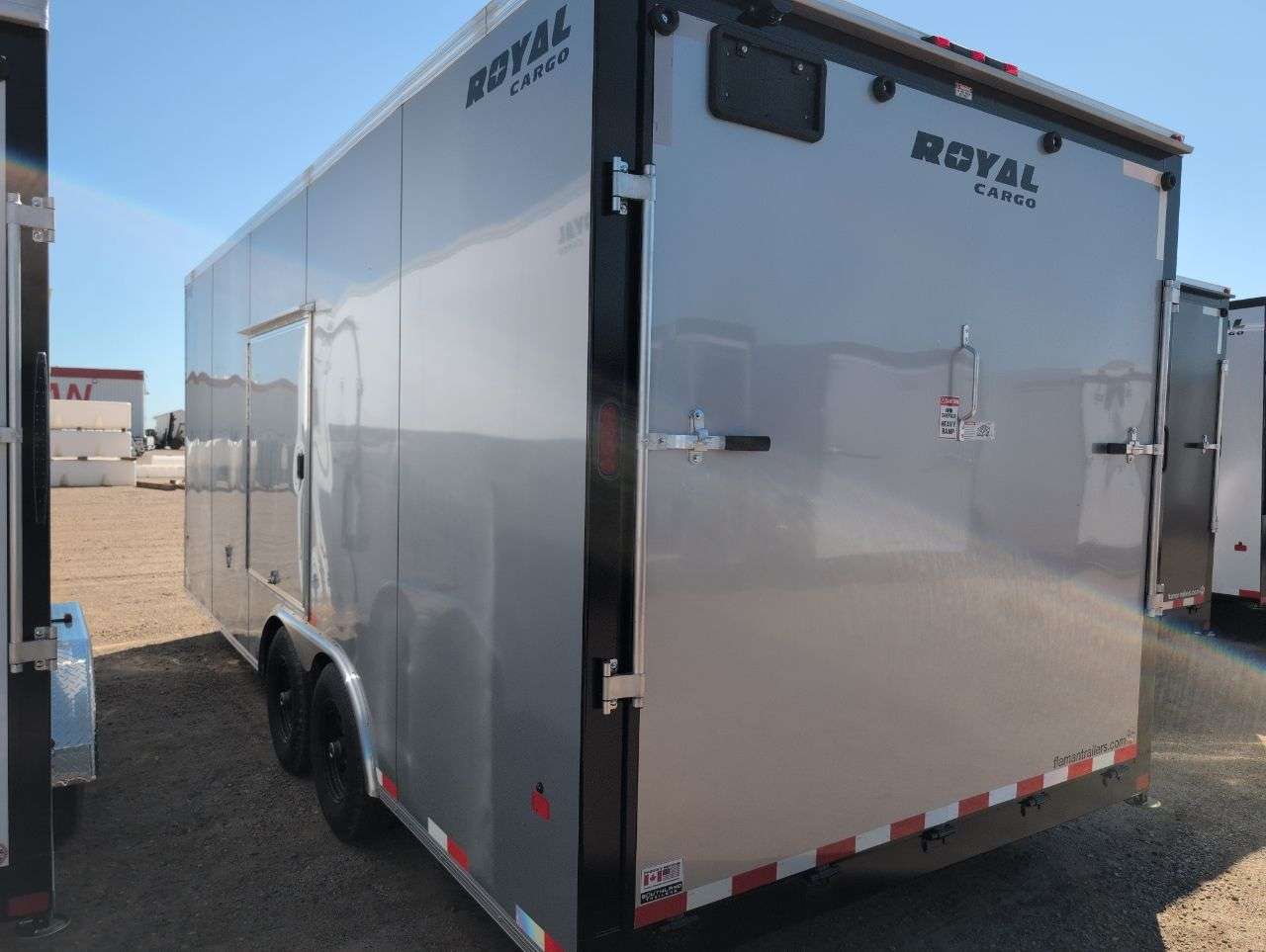 2026 Royal LARC 8'6" x 20' + V-Nose Car Hauler Trailer