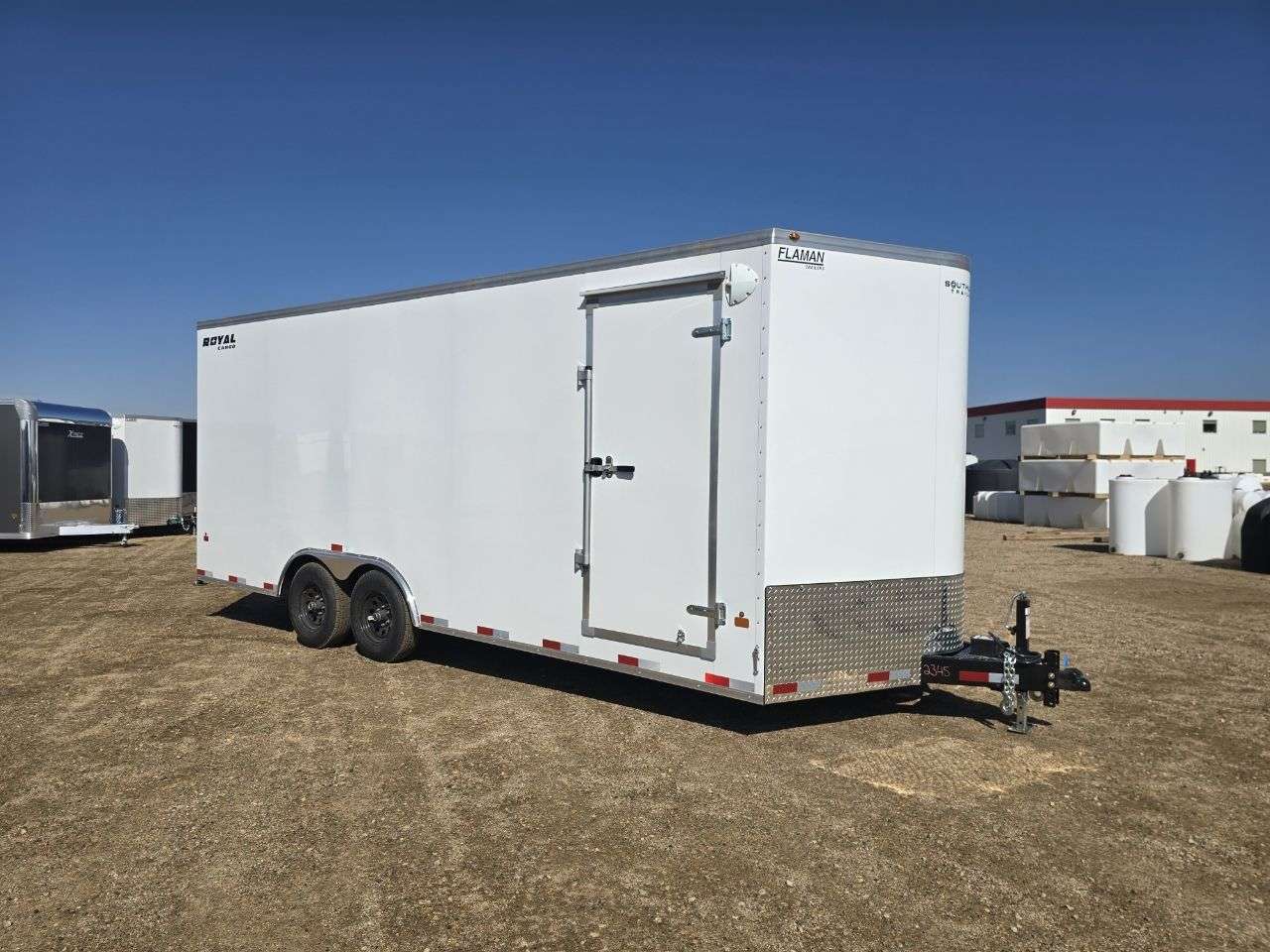 2026 Royal LARC 8'6" x 20' + V-Nose Car Hauler Trailer