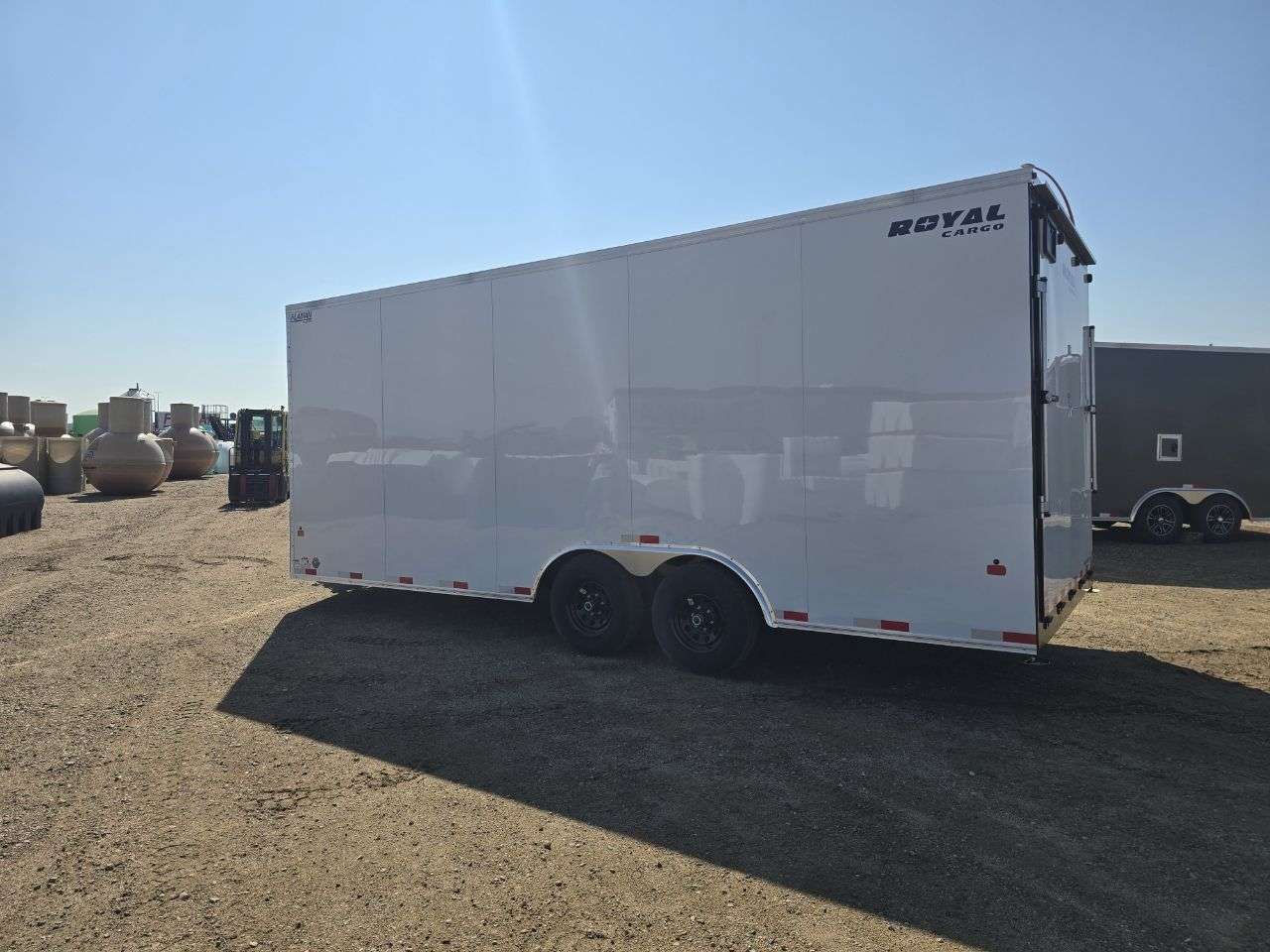 2026 Royal LARC 8'6" x 20' + V-Nose Car Hauler Trailer