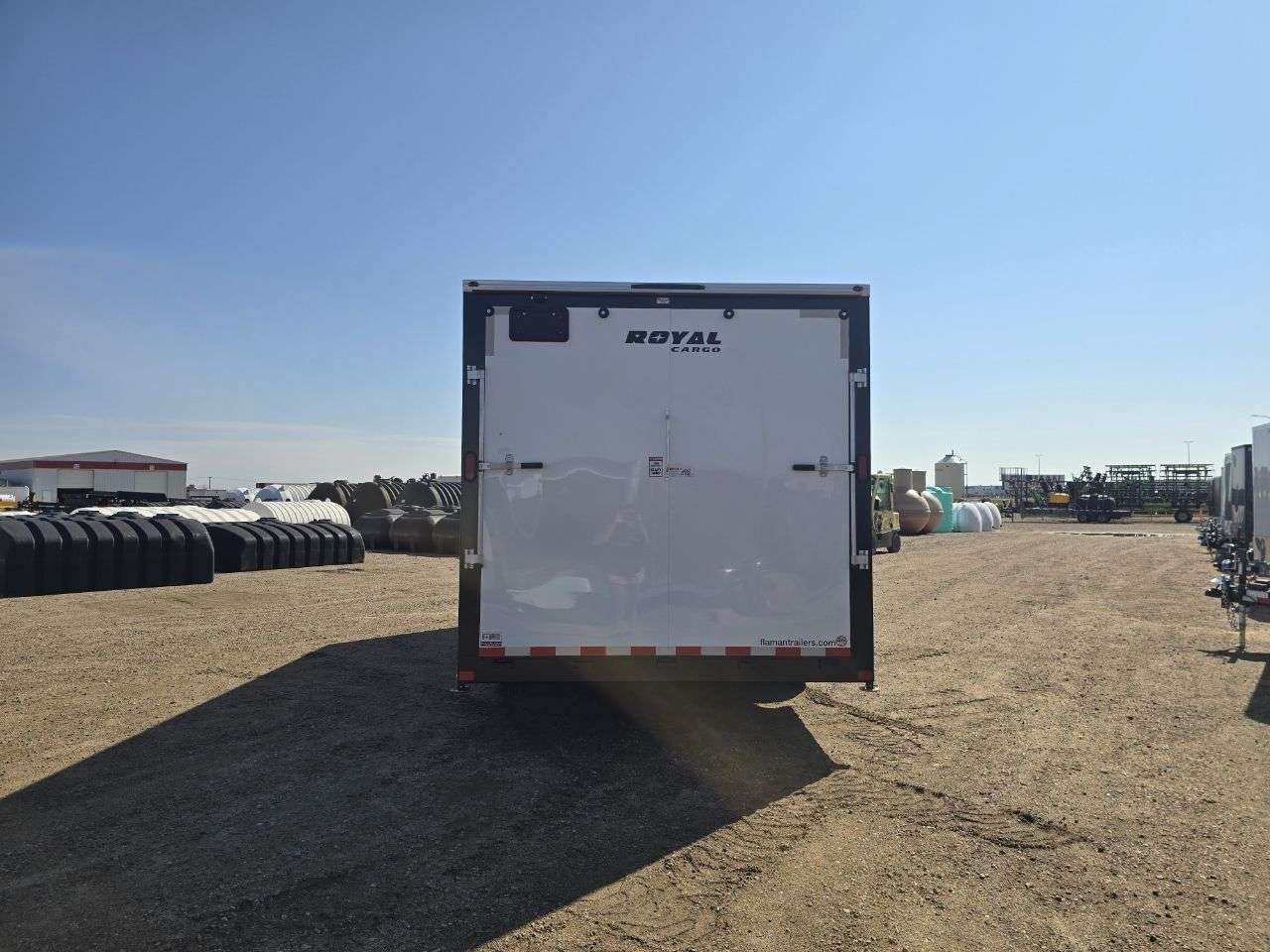2026 Royal LARC 8'6" x 20' + V-Nose Car Hauler Trailer