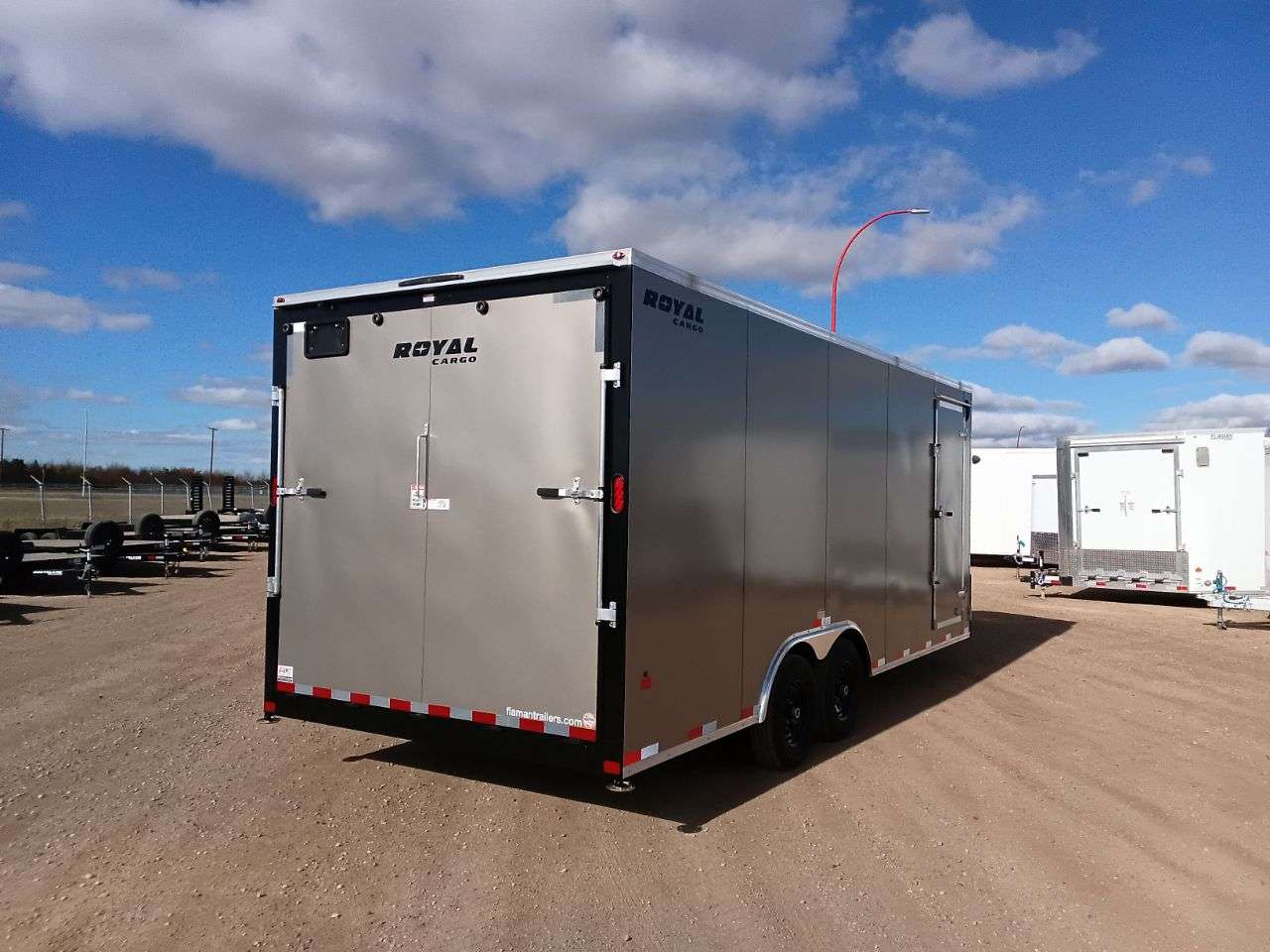 2026 Royal LARC 8'6" x 20' + V-Nose Car Hauler Trailer