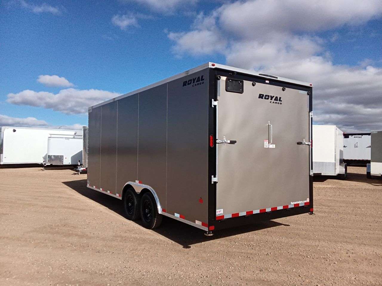 2026 Royal LARC 8'6" x 20' + V-Nose Car Hauler Trailer