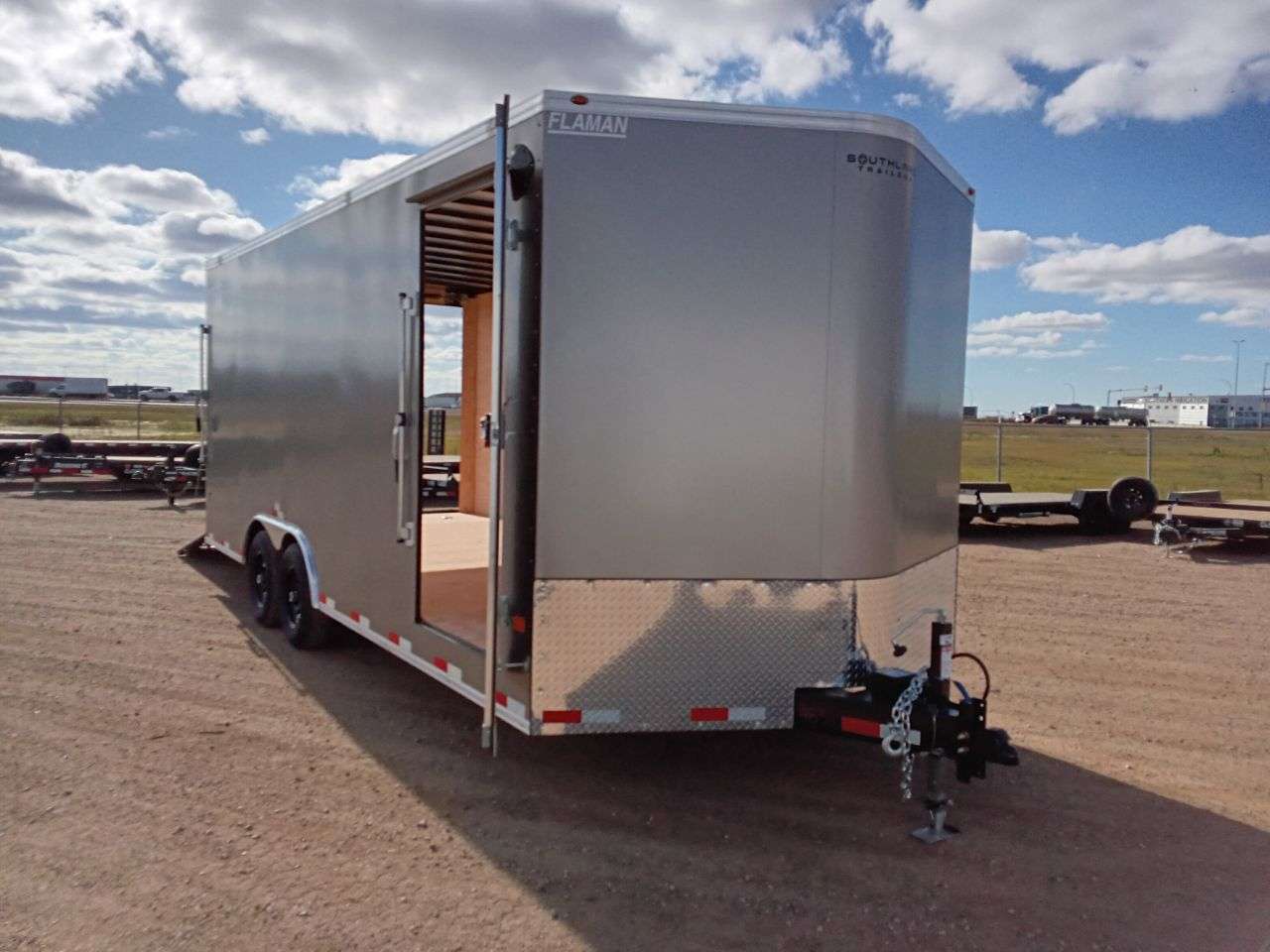 2026 Royal LARC 8'6" x 20' + V-Nose Car Hauler Trailer