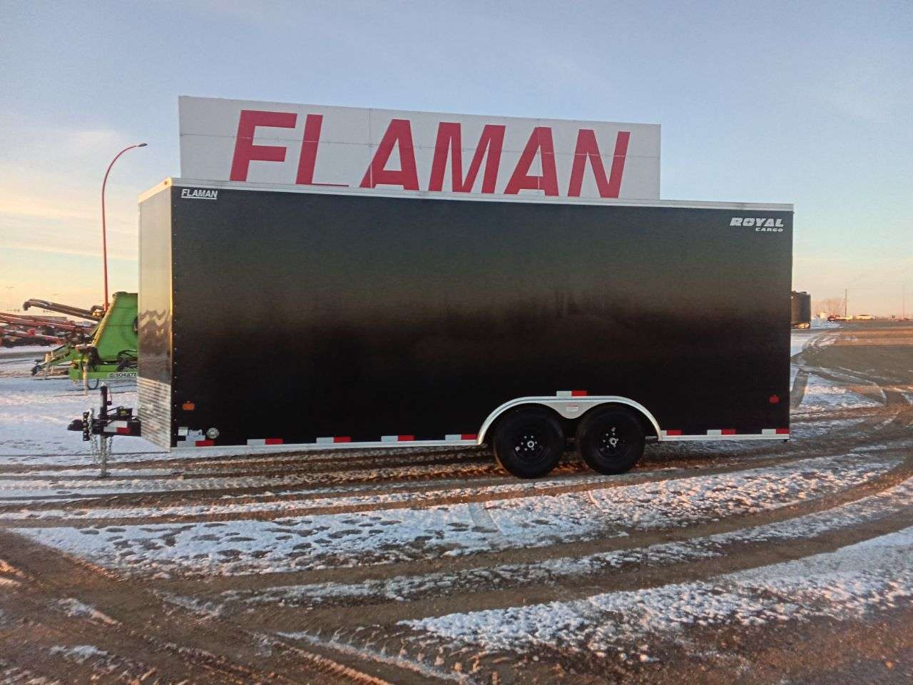 2026 Royal LARC 8'6" x 20' + V-Nose Car Hauler Trailer