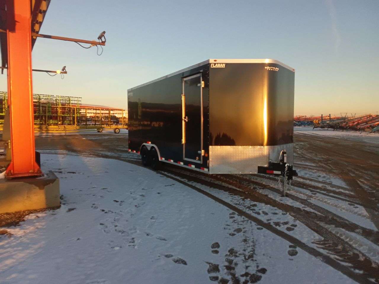 2026 Royal LARC 8'6" x 20' + V-Nose Car Hauler Trailer