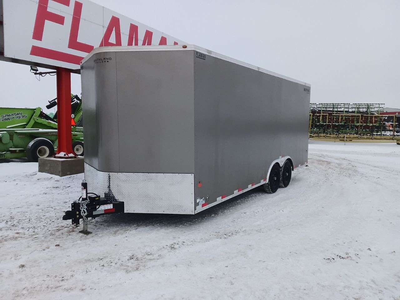 2026 Royal LARC 8'6" x 20' + V-Nose Car Hauler Trailer
