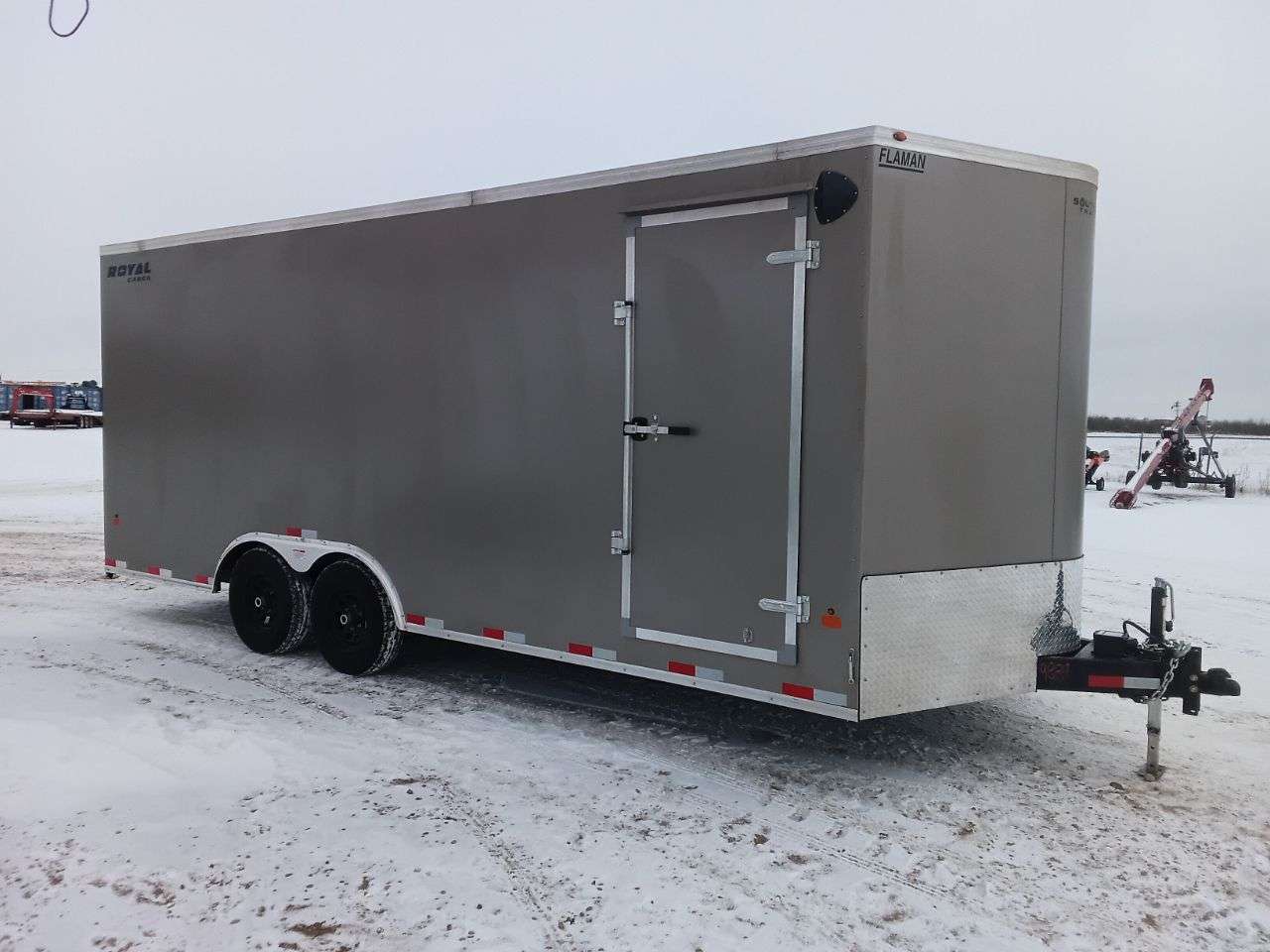 2026 Royal LARC 8'6" x 20' + V-Nose Car Hauler Trailer