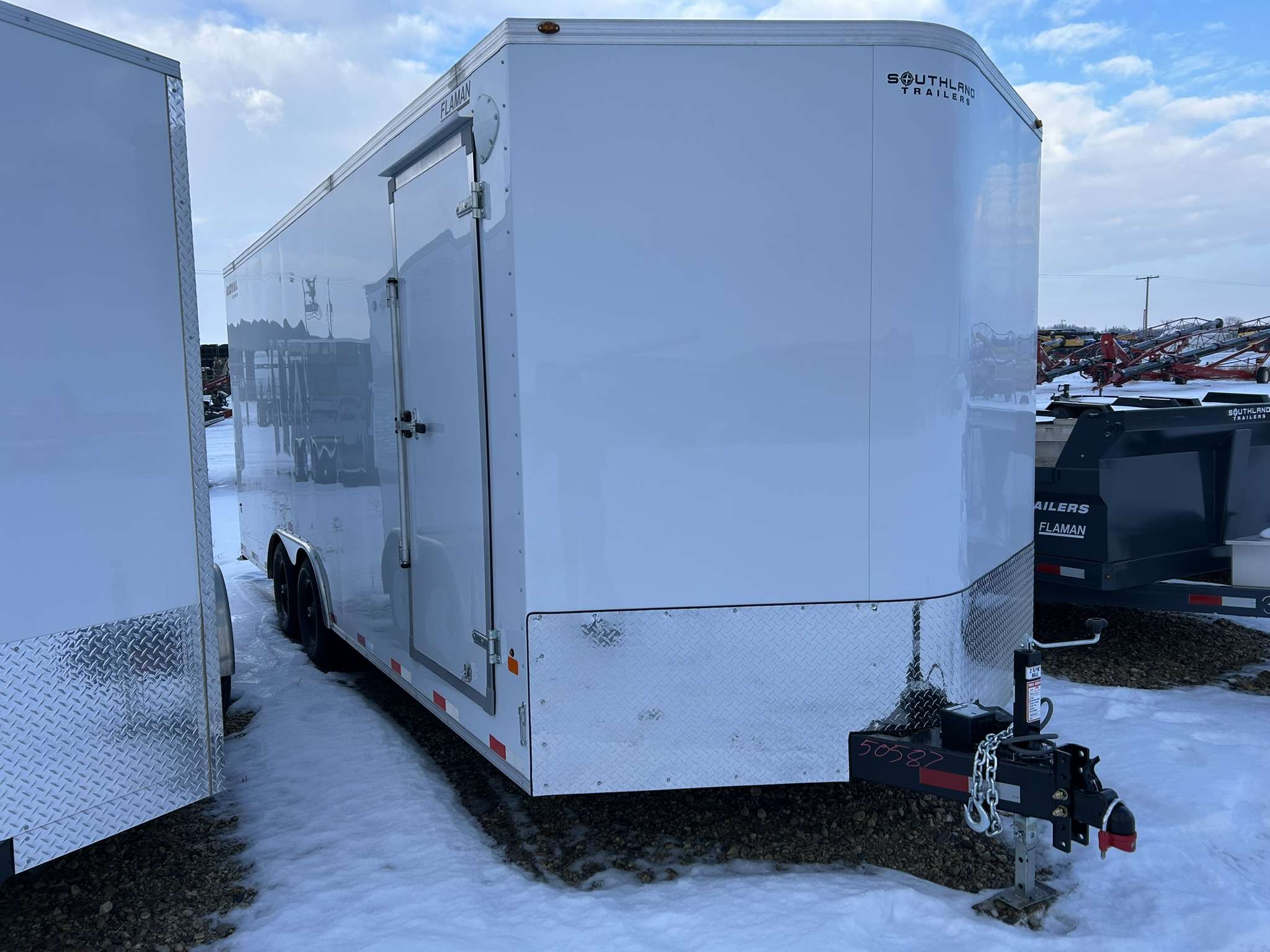 2026 Royal LARC 8'6" x 20' + V-Nose Car Hauler Trailer