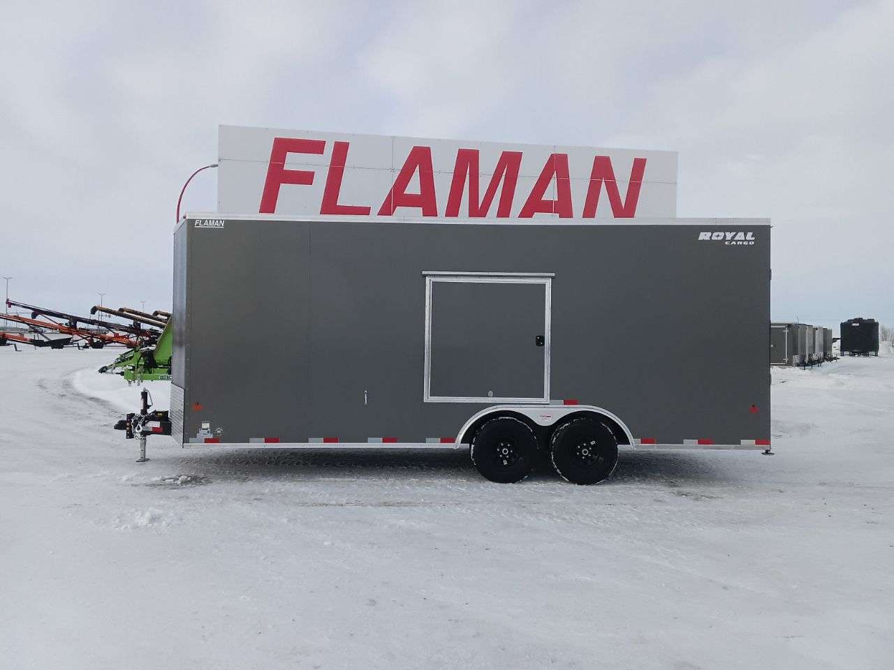 2026 Royal LARC 8'6" x 20' + V-Nose Car Hauler Trailer