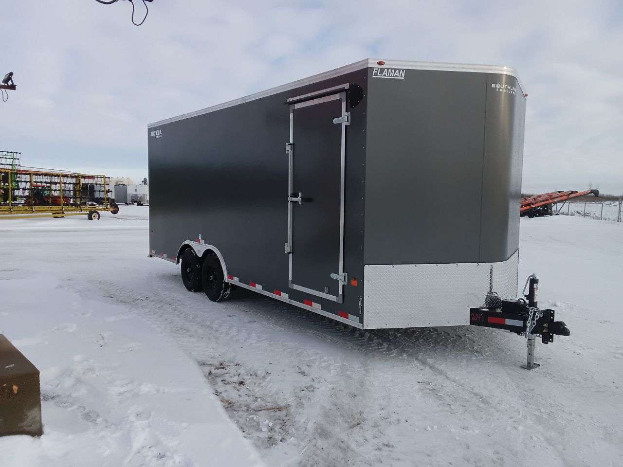 2026 Royal LARC 8'6" x 20' + V-Nose Car Hauler Trailer